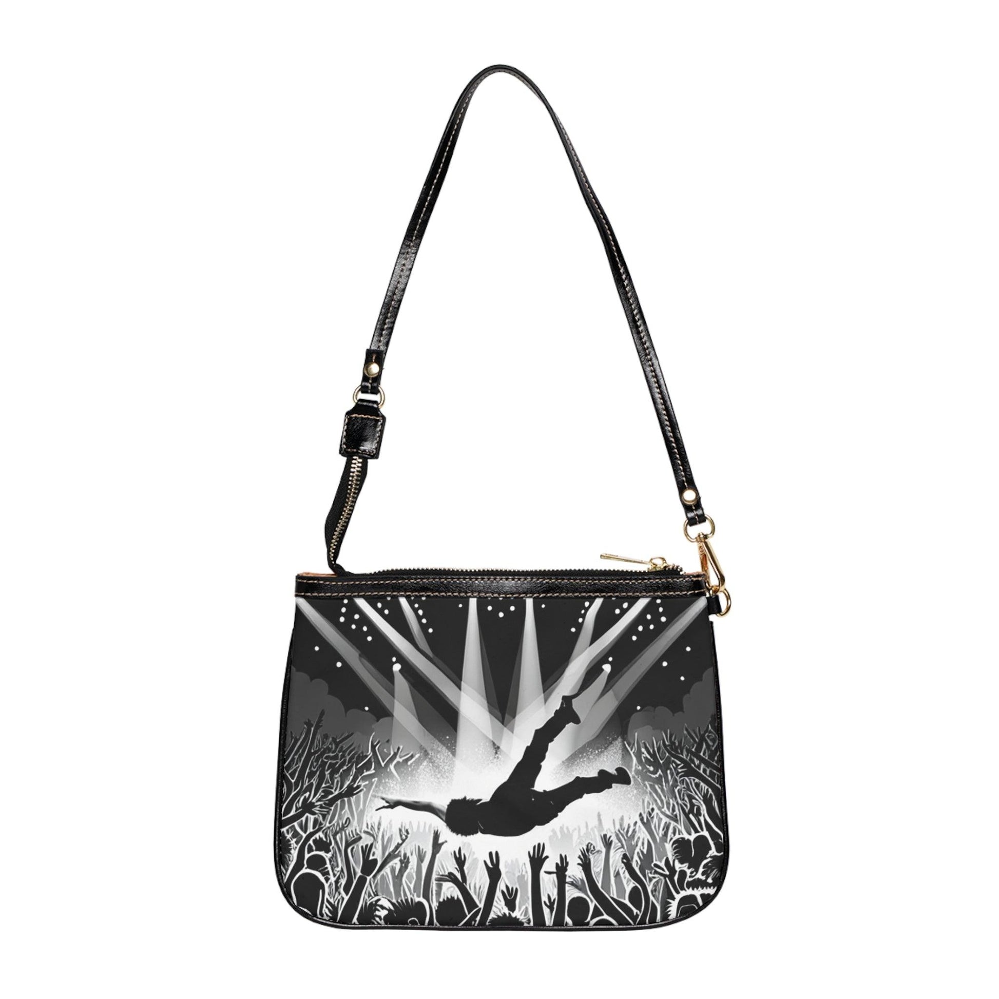 Crowd Surfing Metal Small Shoulder Bag - Lizard Vigilante