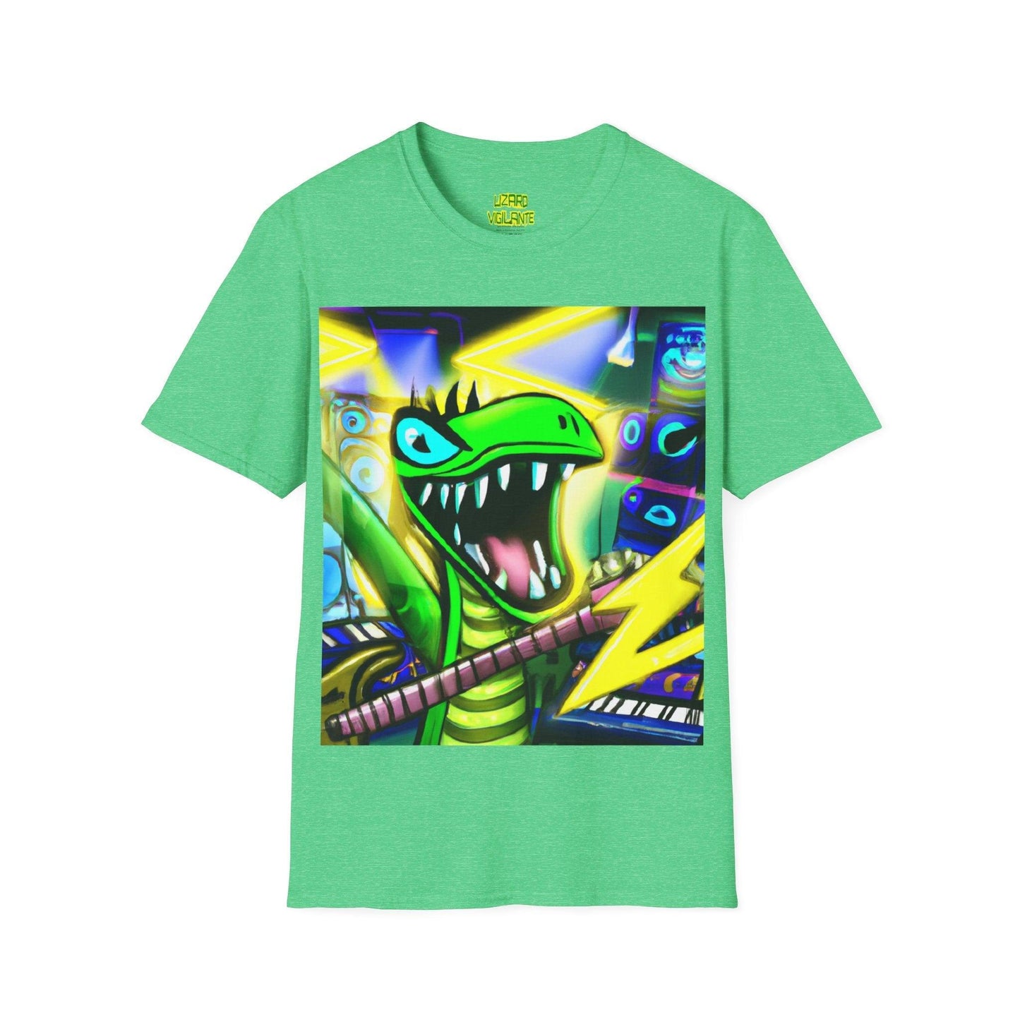 Metal Lizard Unisex Softstyle T-Shirt - Lizard Vigilante