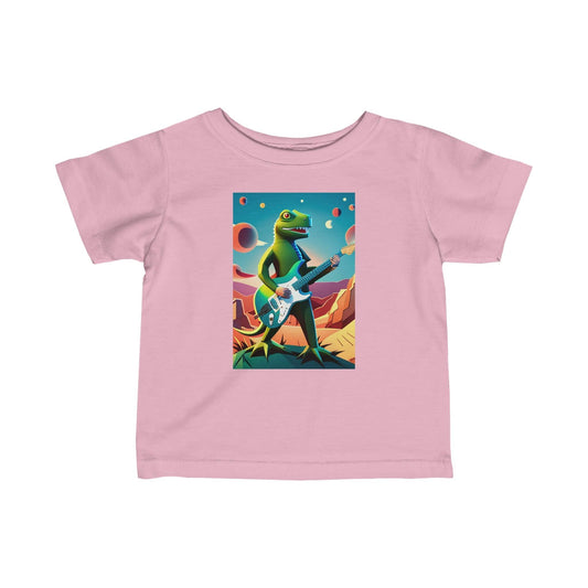 Comfy Lizard Vigilante Infant Fine Jersey Tee - Lizard Vigilante