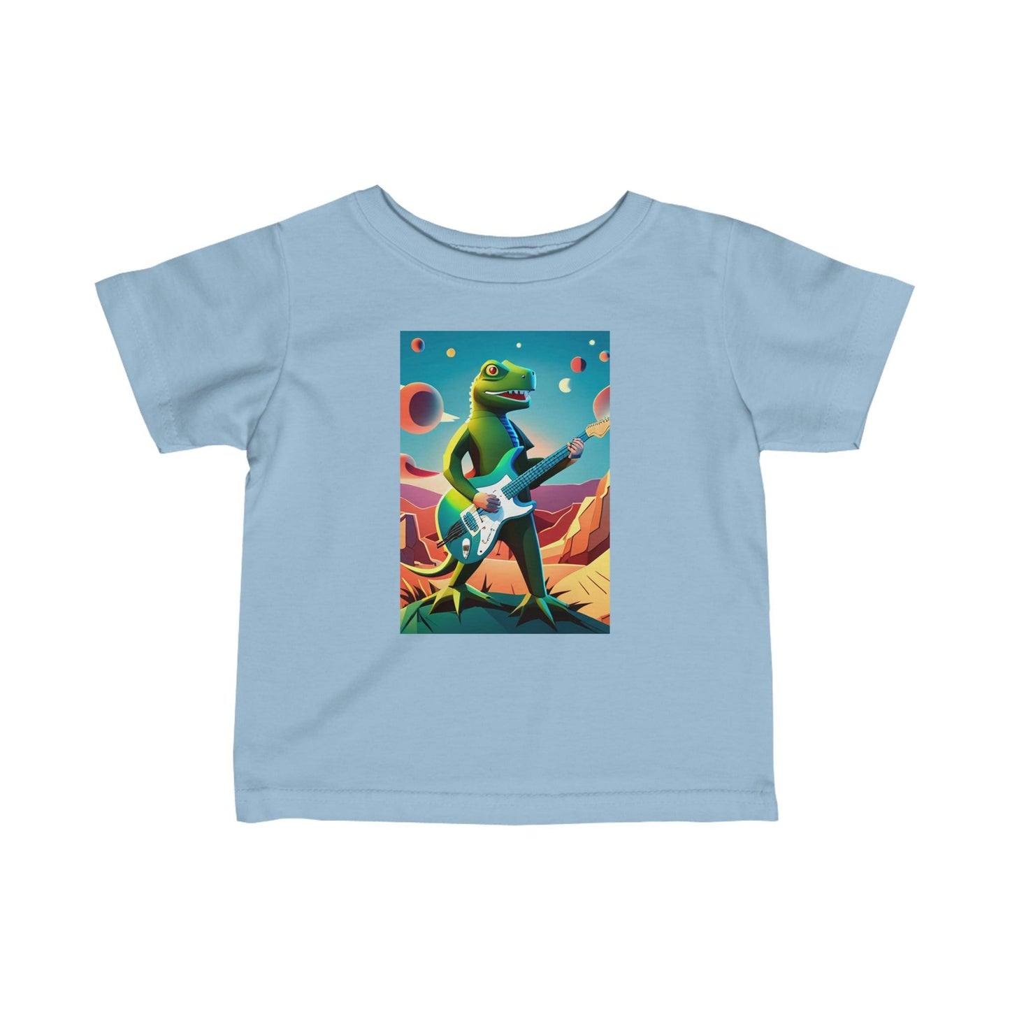 Comfy Lizard Vigilante Infant Fine Jersey Tee - Lizard Vigilante