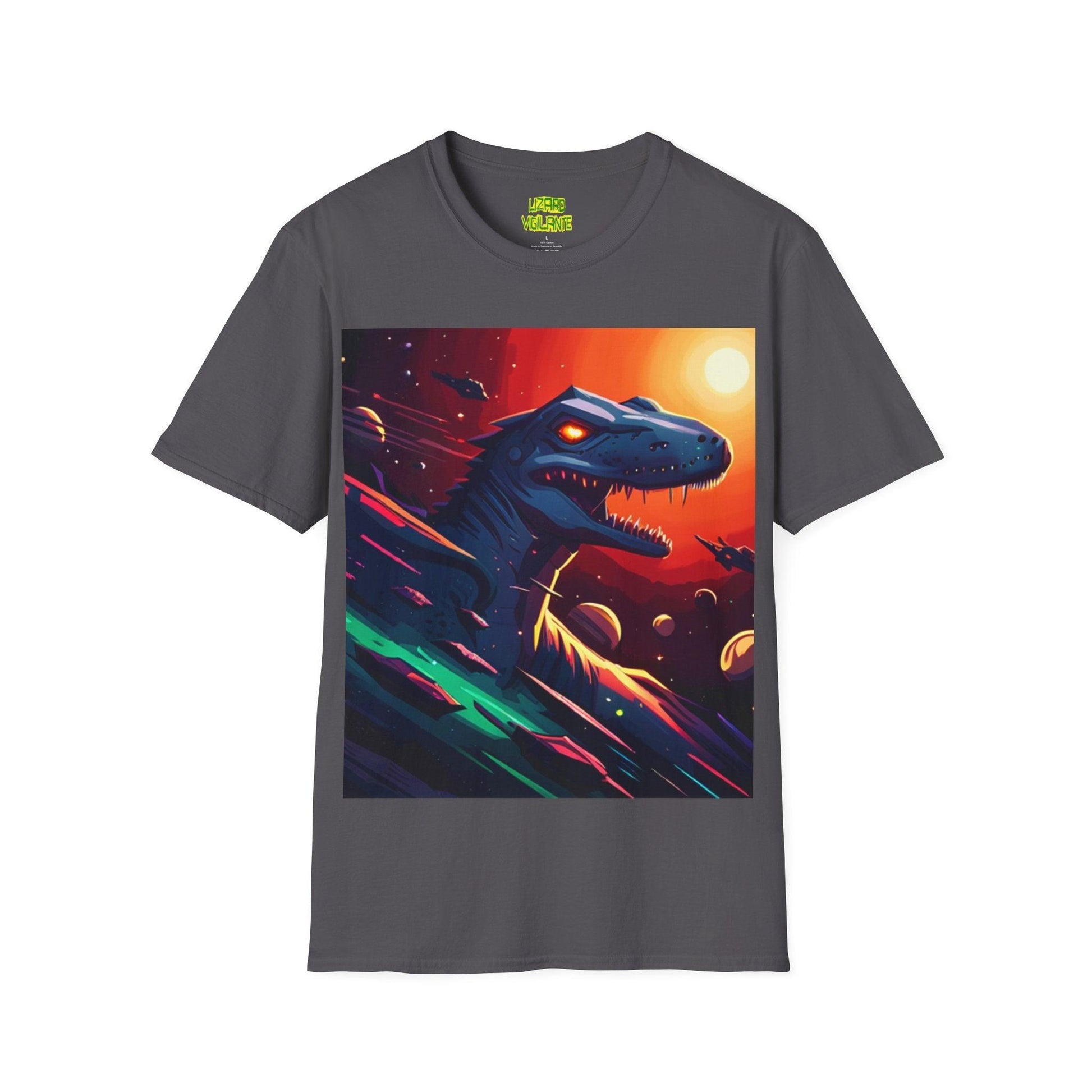 Lizard Vigilante Universe Unisex Softstyle T-Shirt - Lizard Vigilante