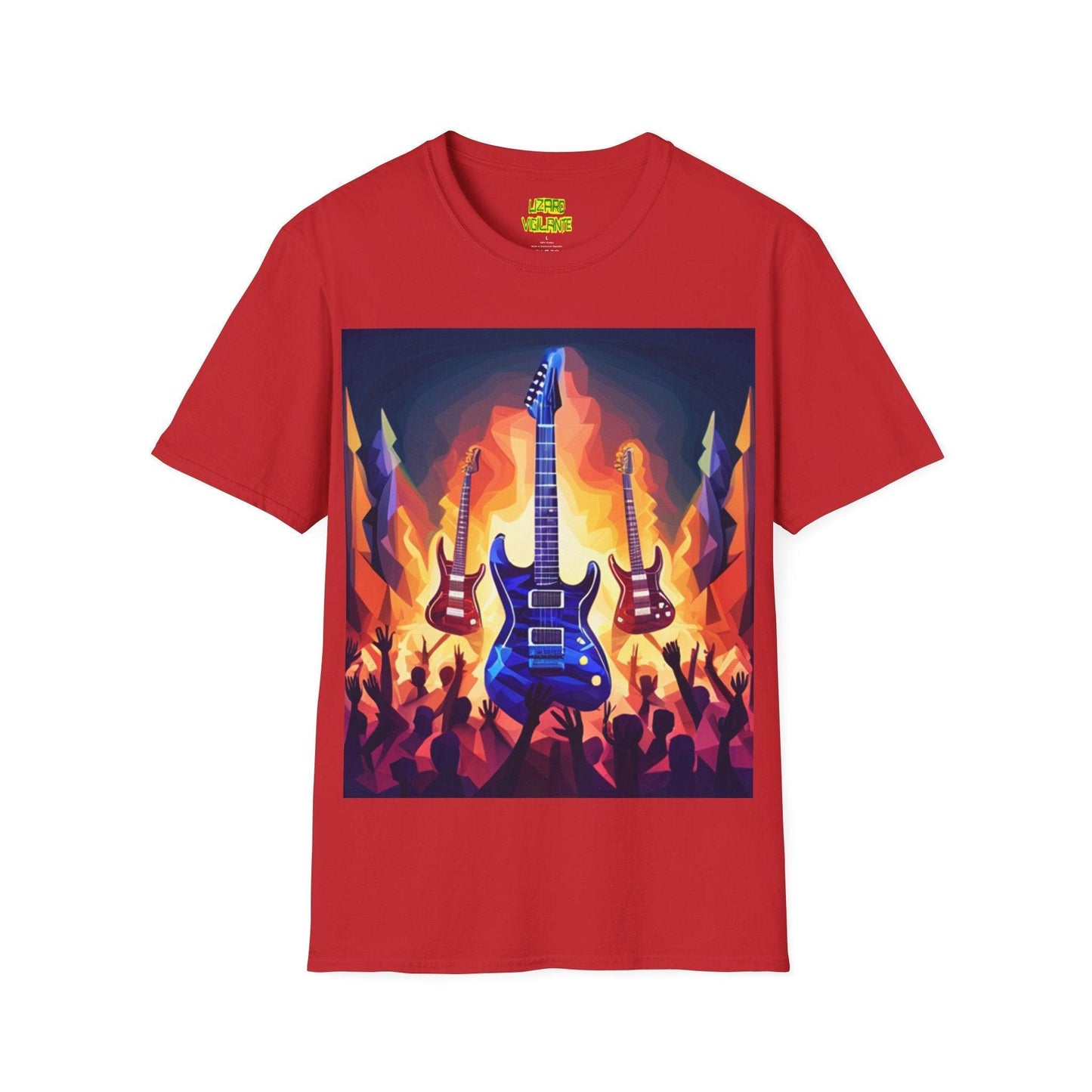 Concert Hero Guitars Unisex Softstyle T-Shirt - Lizard Vigilante