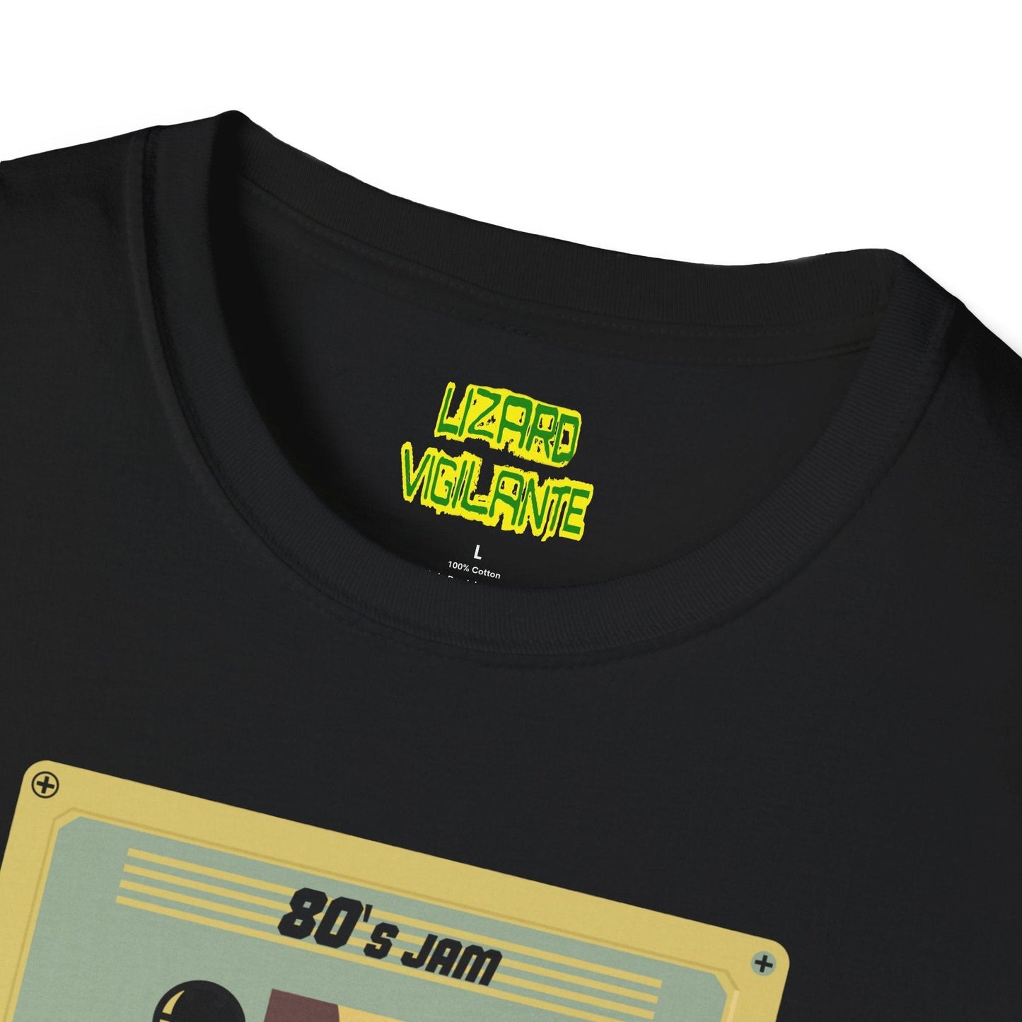 80s Jam MixTape Cassettes Unisex Softstyle T-Shirt - Lizard Vigilante