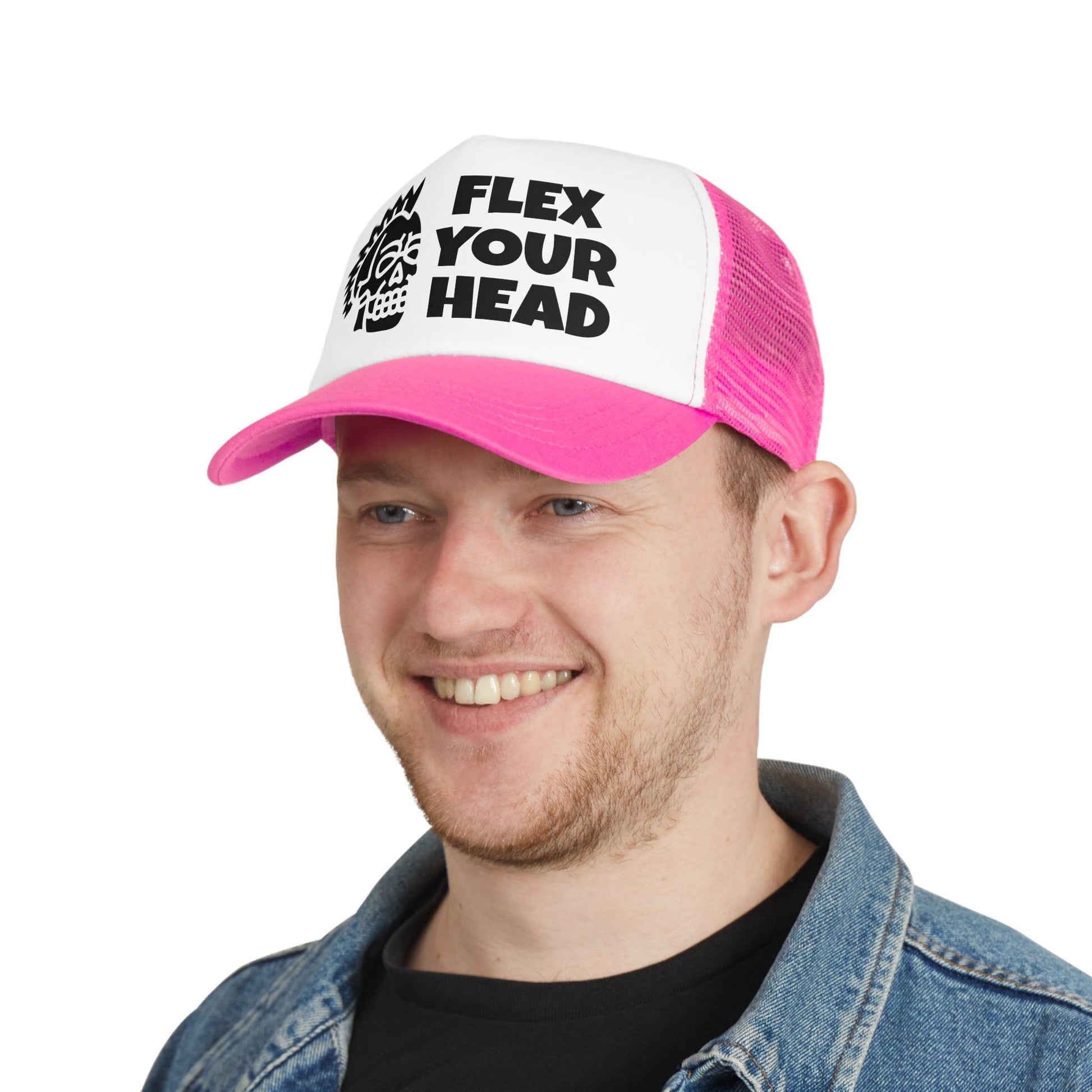 Flex YOUR Head Punker Mesh Cap - Premium Hats from Printify - Just $26.99! Shop now at Lizard Vigilante