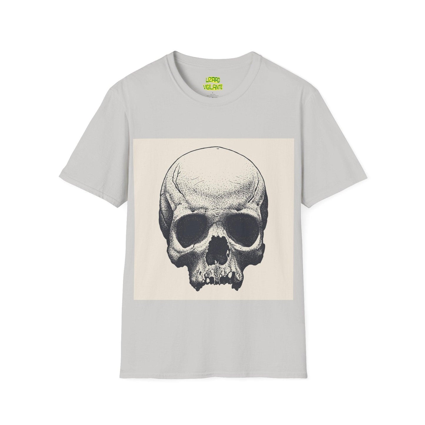 Skull No Jawbone Unisex Softstyle T-Shirt - Lizard Vigilante