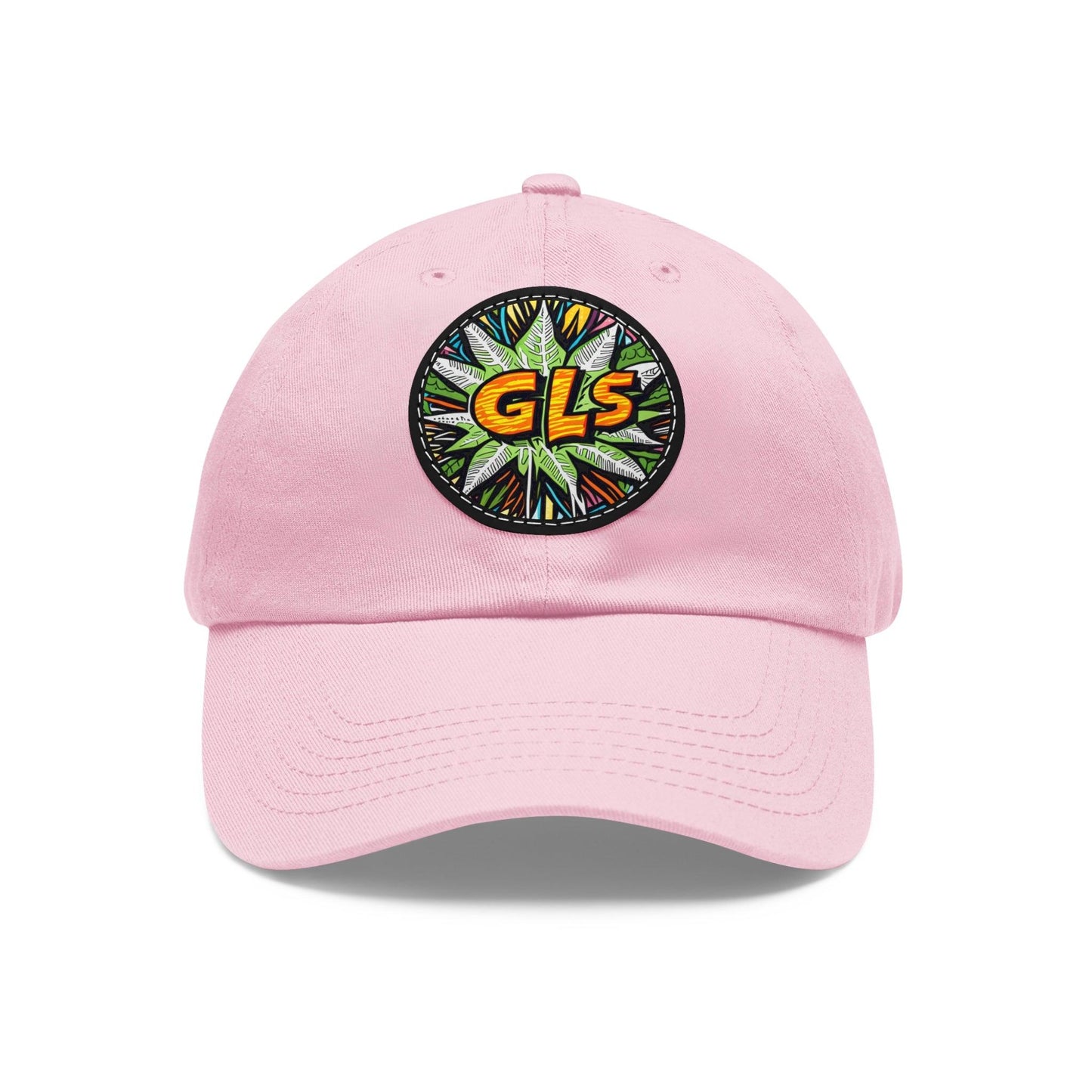 GreenLeaf Silo "GLS" Dad Hat with Leather Patch (Round) - Lizard Vigilante