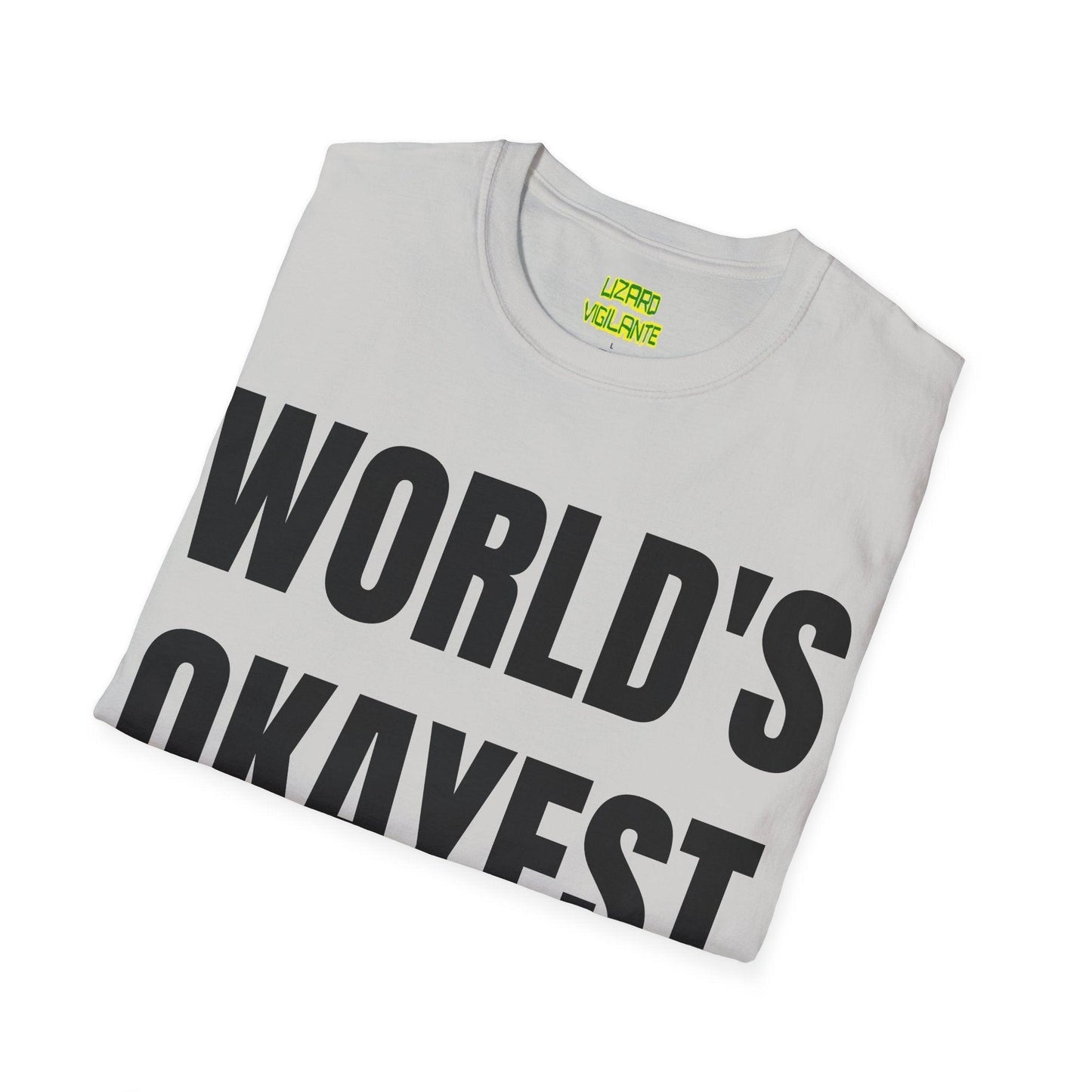 World's Okayest Boss Unisex Softstyle T-Shirt - Lizard Vigilante