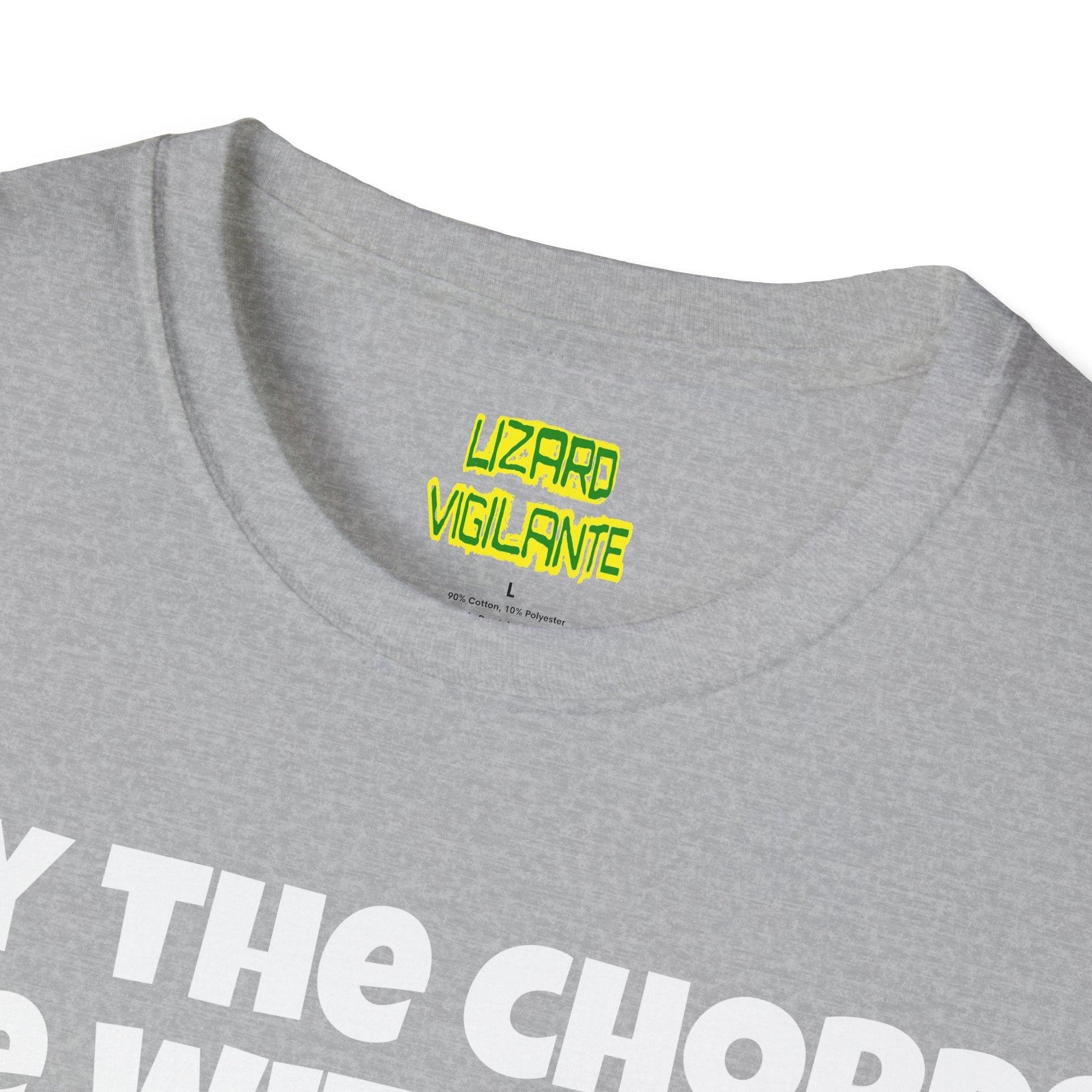 May The Chords Be With You Unisex Softstyle T-Shirt With Psychedelic Guitar Graphic - Lizard Vigilante