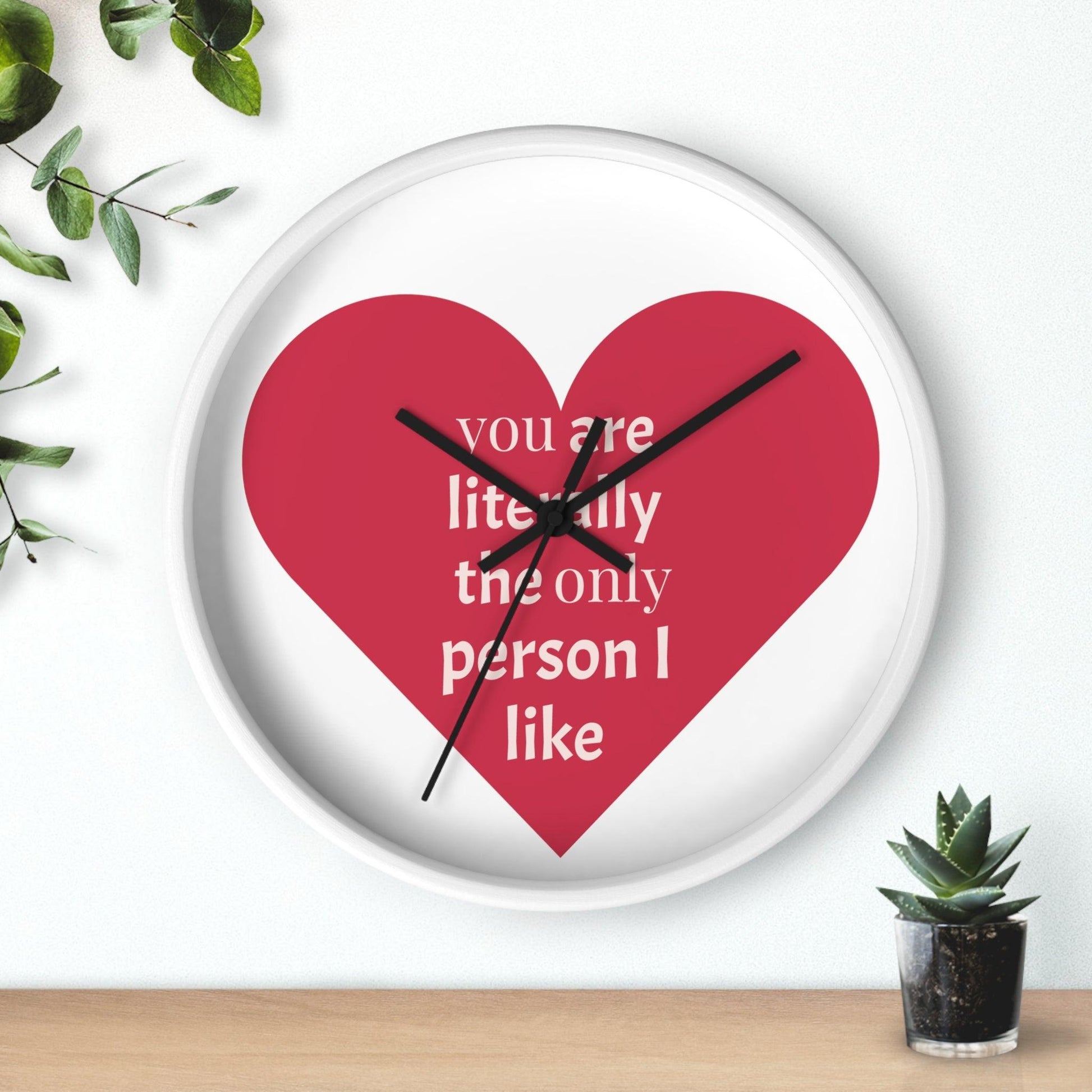 You are literally the only person i like Wall Clock - Lizard Vigilante