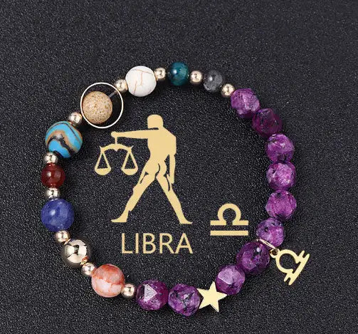 Natural Stone Hemp Stone Cut Surface Eight Planets Personalized Fashionable All-match