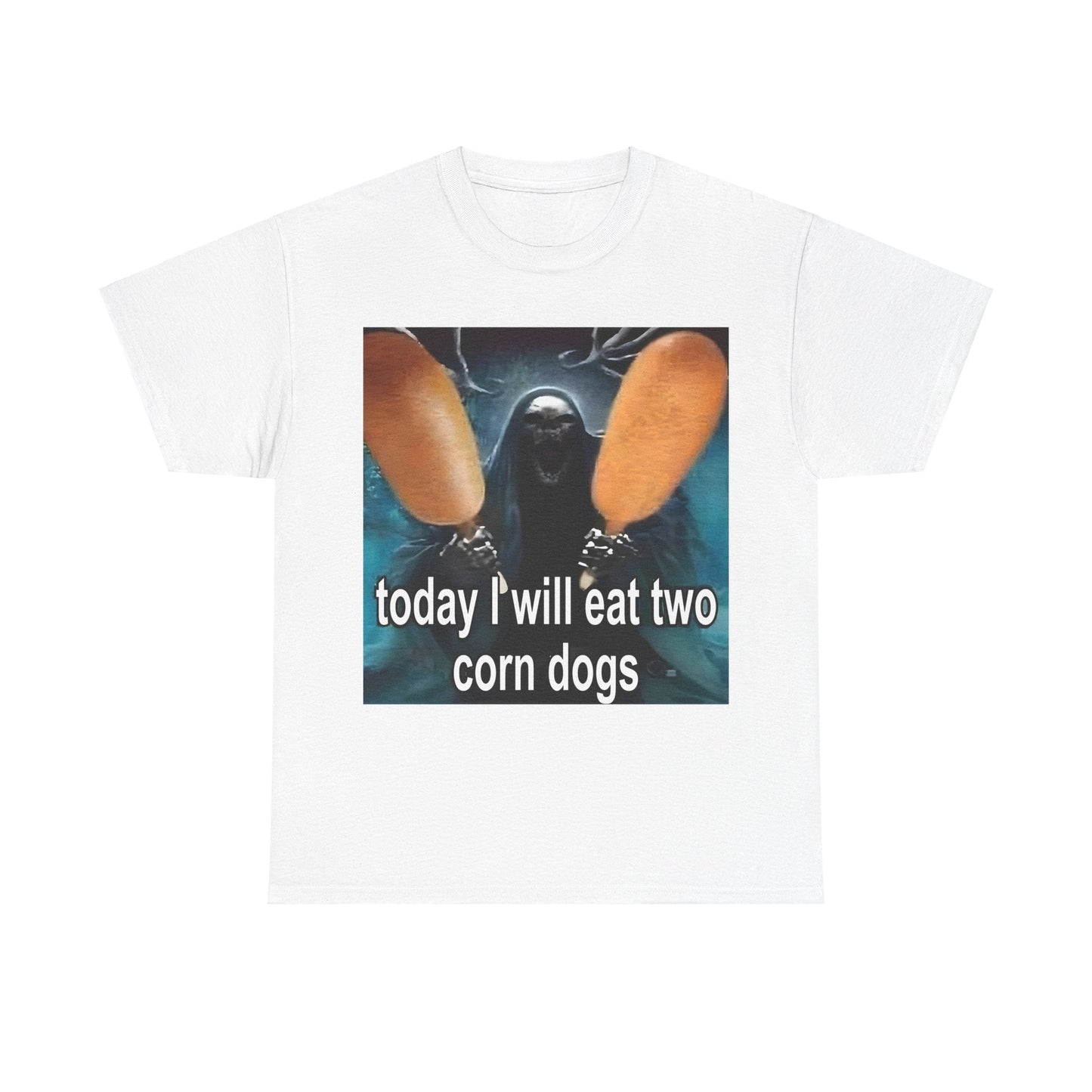 Today I Will Eat Two Corn Dogs Funny Meme Shirt – Hilarious Food Humor Tee