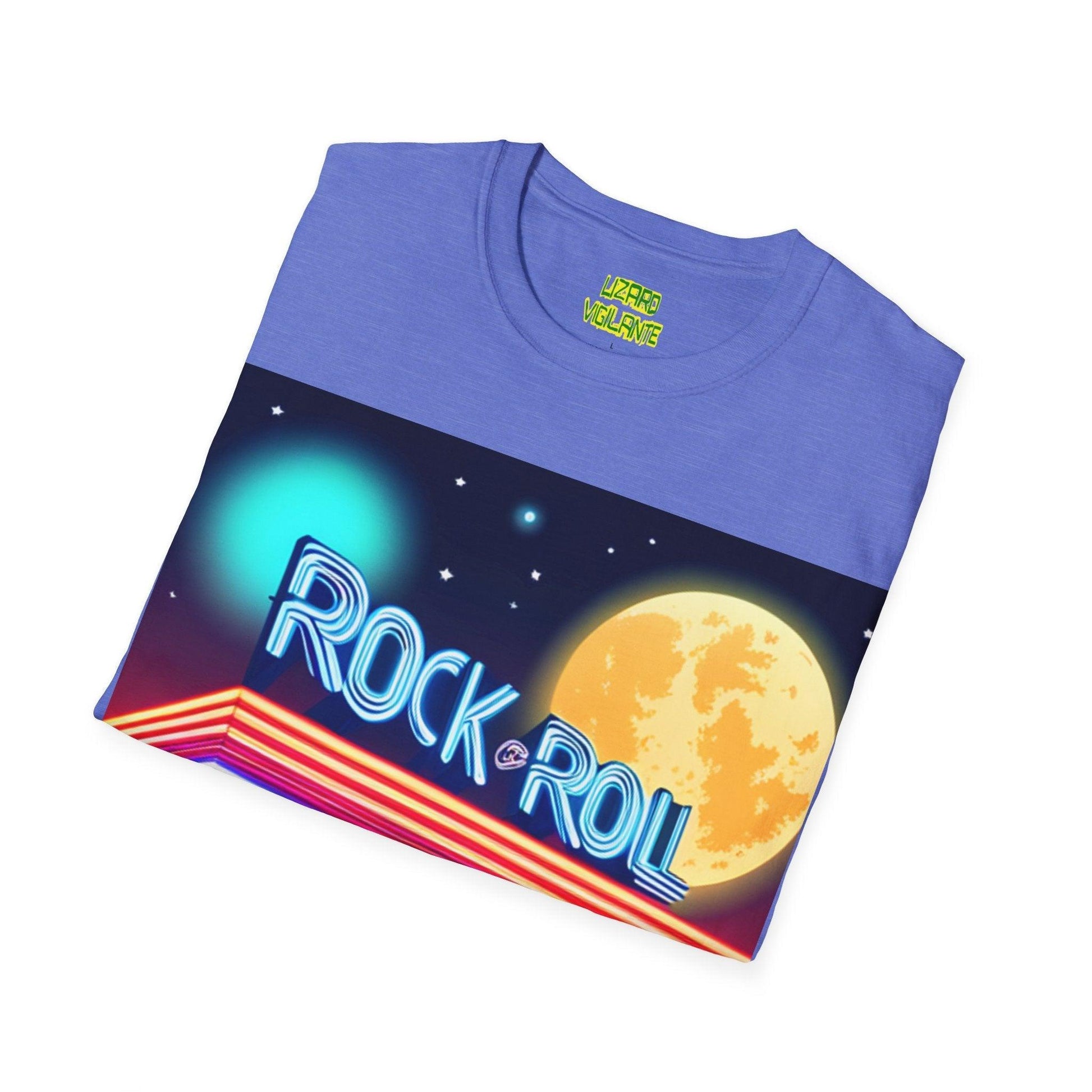 Rock*Roll Unisex Softstyle T-Shirt - Lizard Vigilante