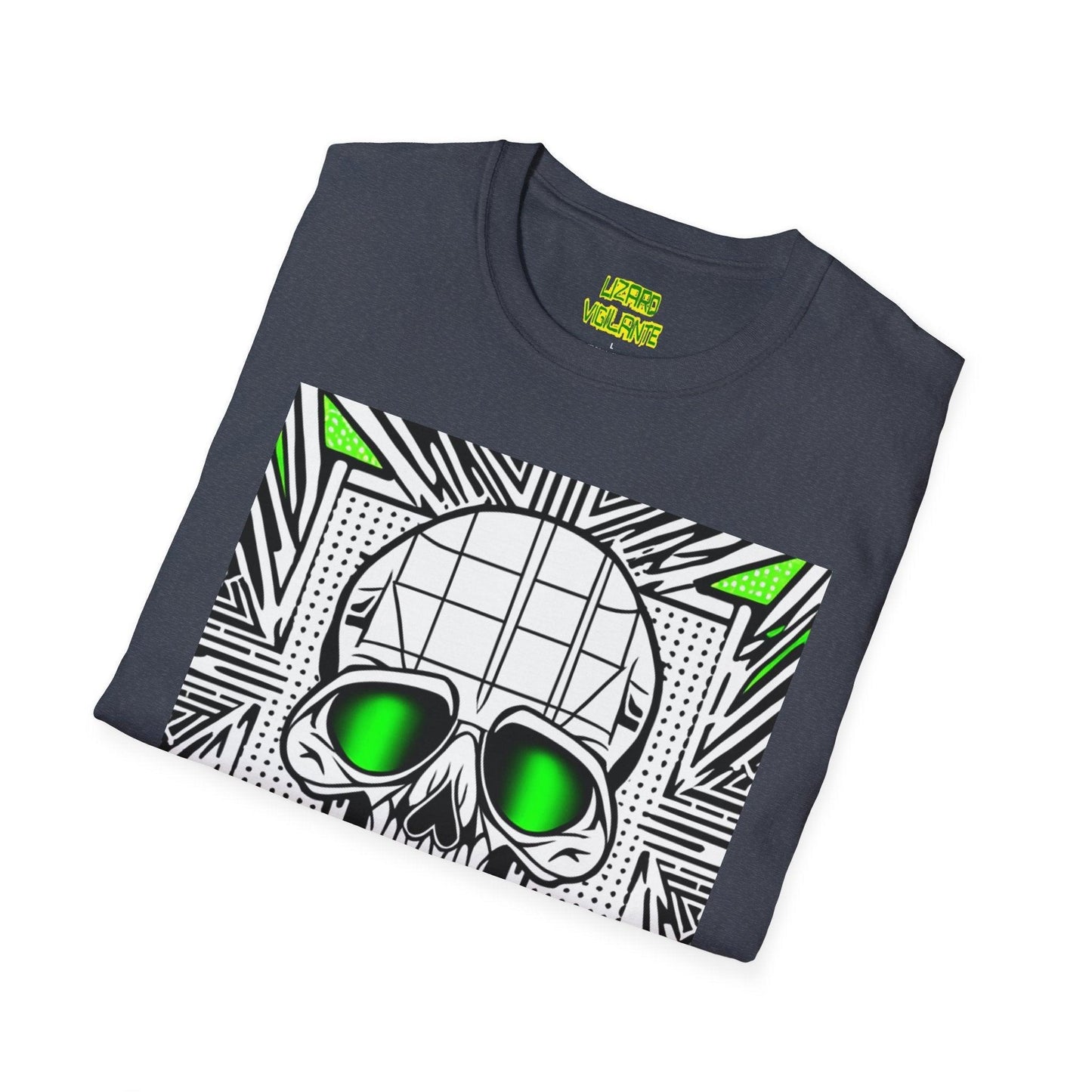 Skull Survey Unisex Softstyle T-Shirt - Lizard Vigilante