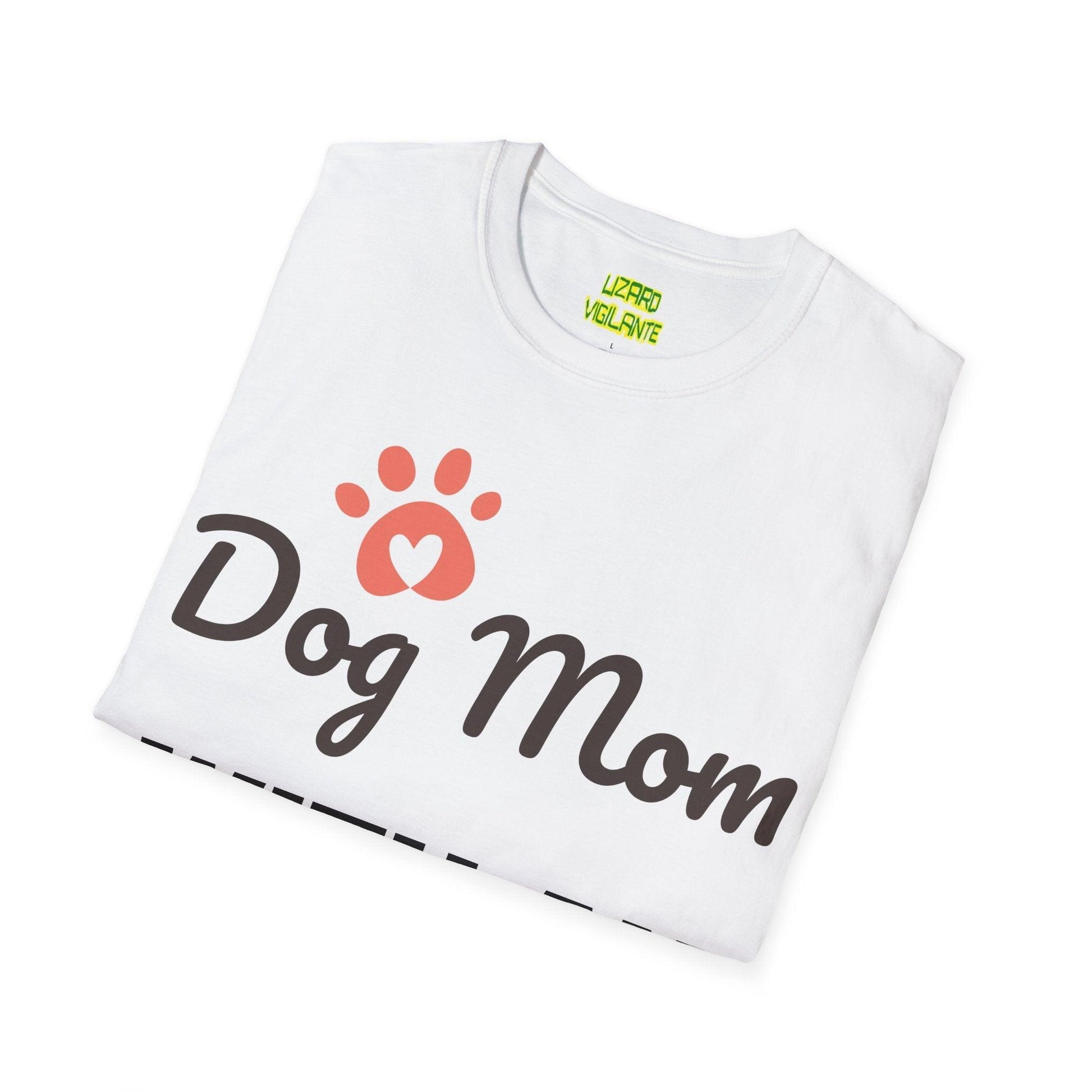 Dog Mom WITH AN ATTITUDE Unisex Softstyle T-Shirt - Lizard Vigilante