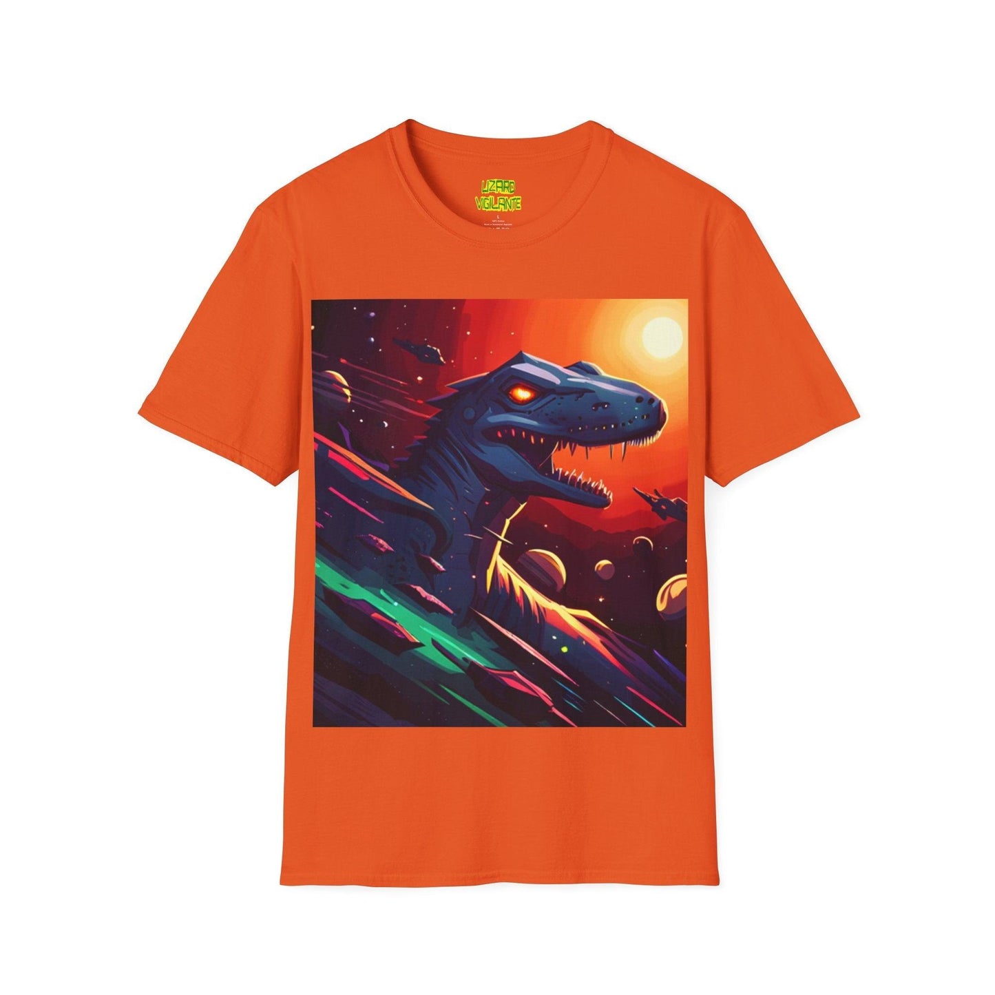 Lizard Vigilante Universe Unisex Softstyle T-Shirt - Lizard Vigilante