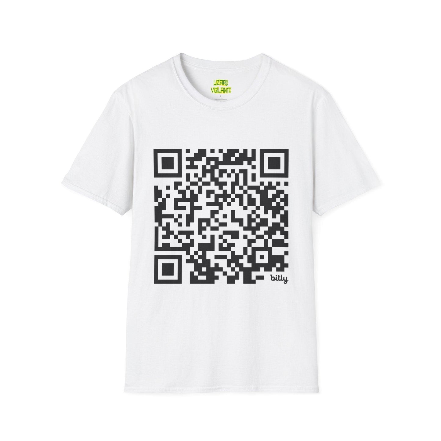 Lizard Vigilante QR Code Unisex Softstyle T-Shirt - Lizard Vigilante