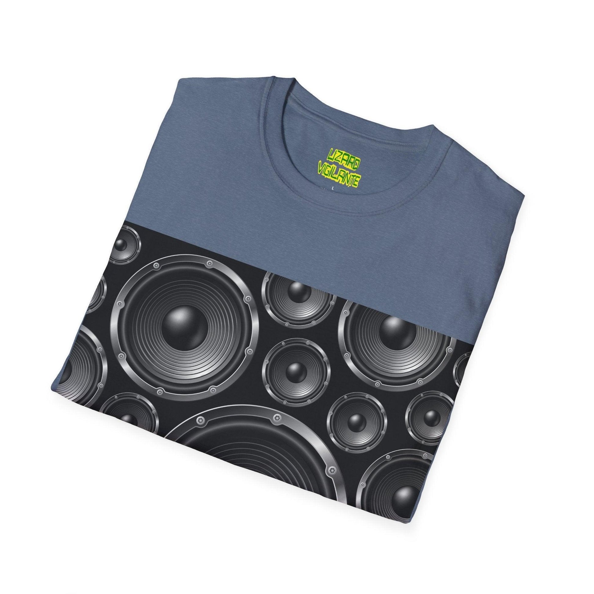 Bluetooth Speakers Unisex Softstyle T-Shirt - Lizard Vigilante