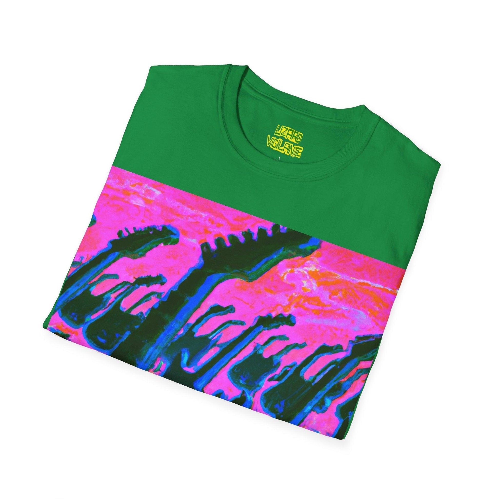 Beach Attack Unisex Softstyle T-Shirt - Lizard Vigilante