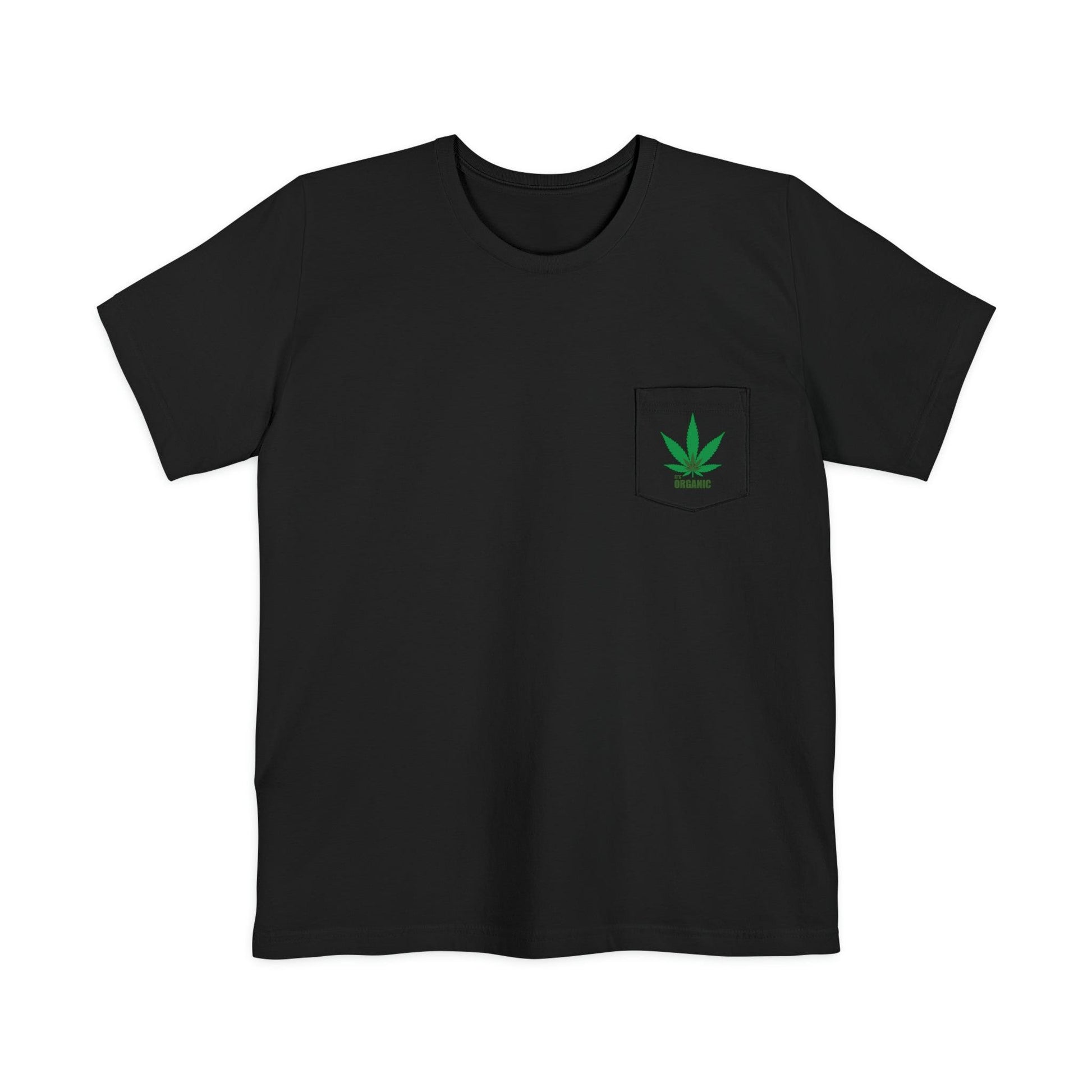 It's Organic Pot Leaf Unisex Pocket T-shirt - Lizard Vigilante