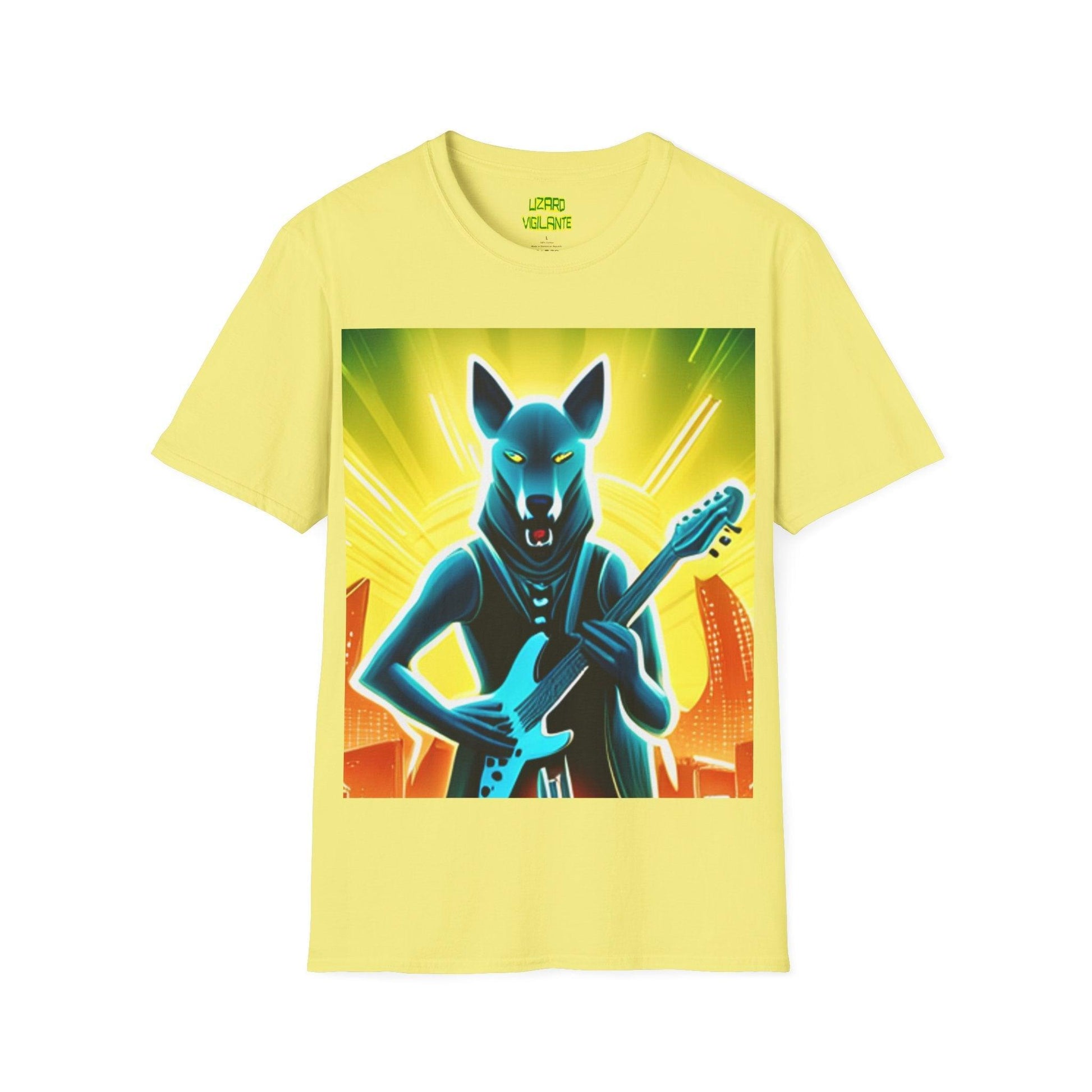 7-String Dog Unisex Softstyle T-Shirt - Lizard Vigilante