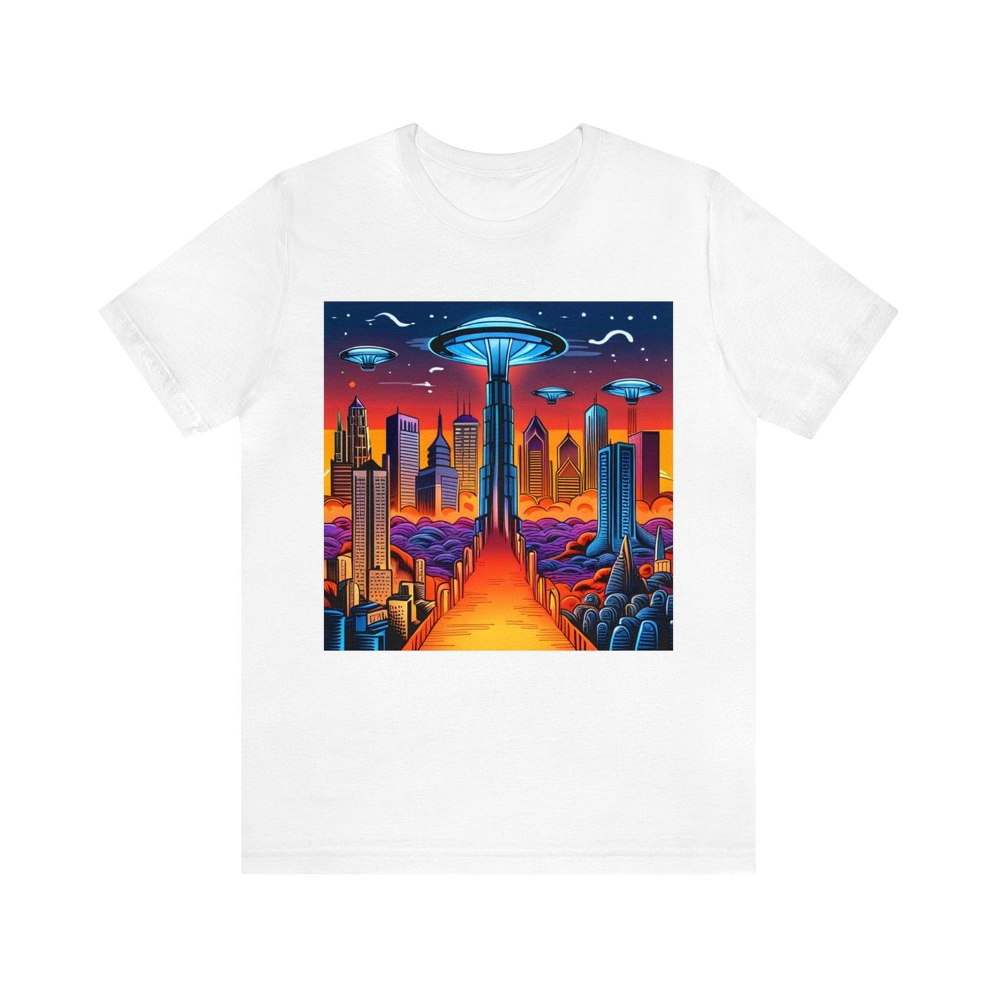 UFOCITY Unisex Jersey Short Sleeve Tee - Lizard Vigilante