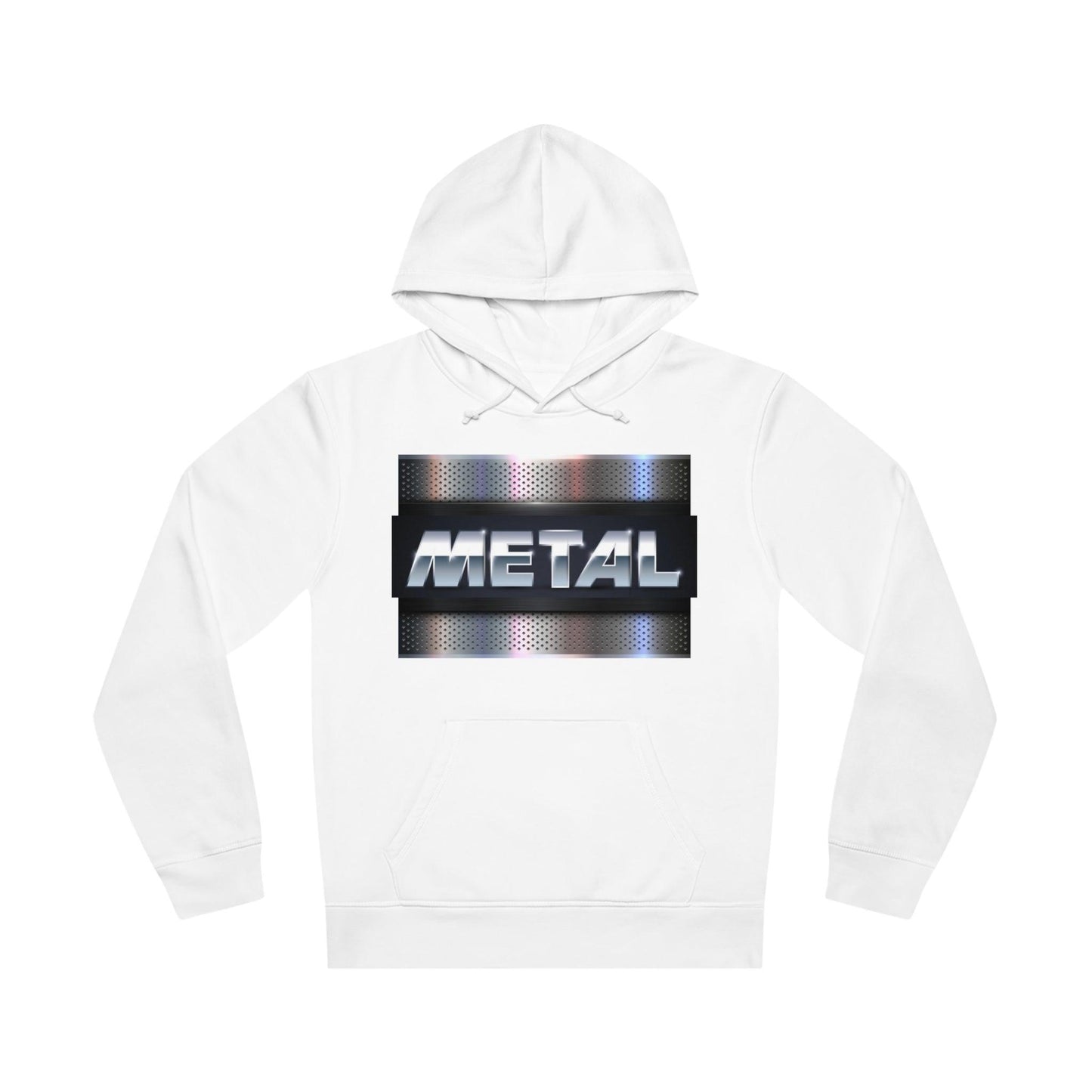 Metal Plate Unisex Drummer Hoodie - Lizard Vigilante