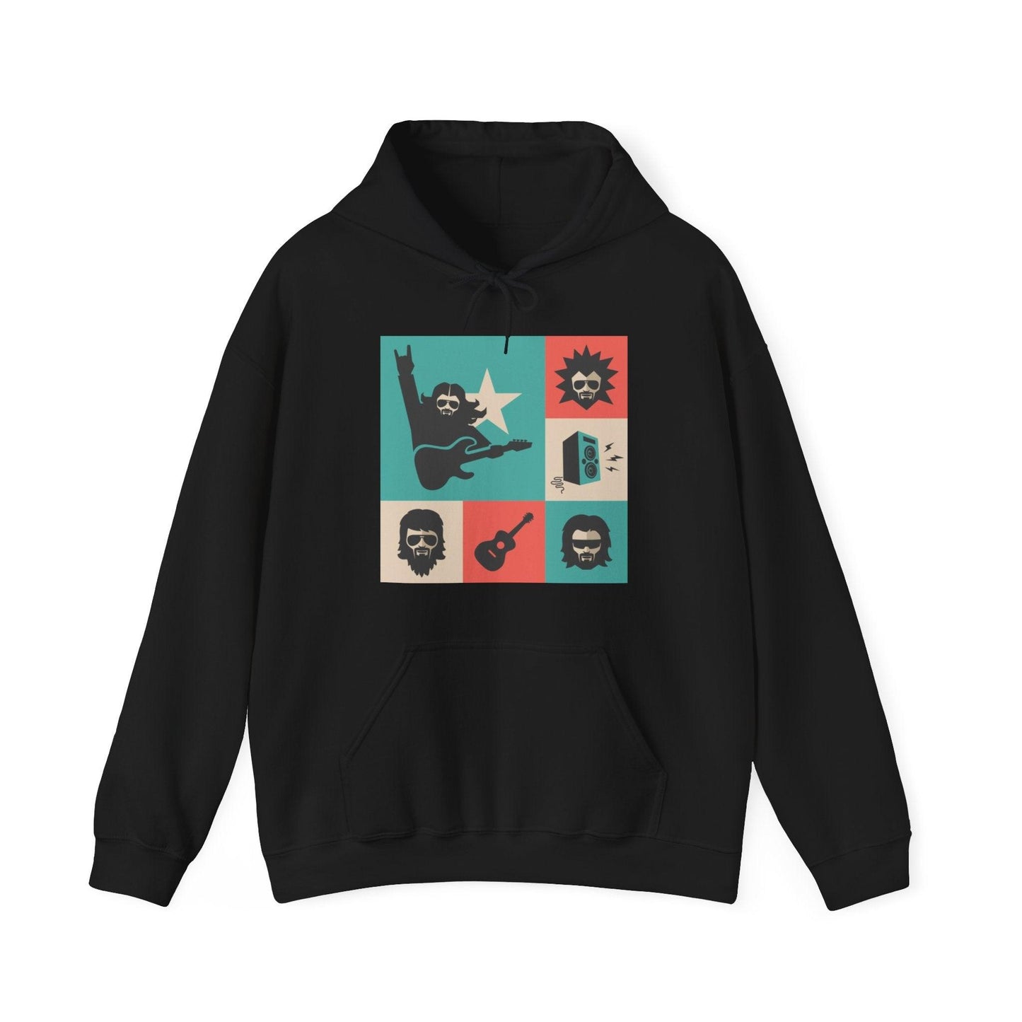 Rock Star Dudes Unisex Heavy Blend™ Hooded Sweatshirt - Lizard Vigilante