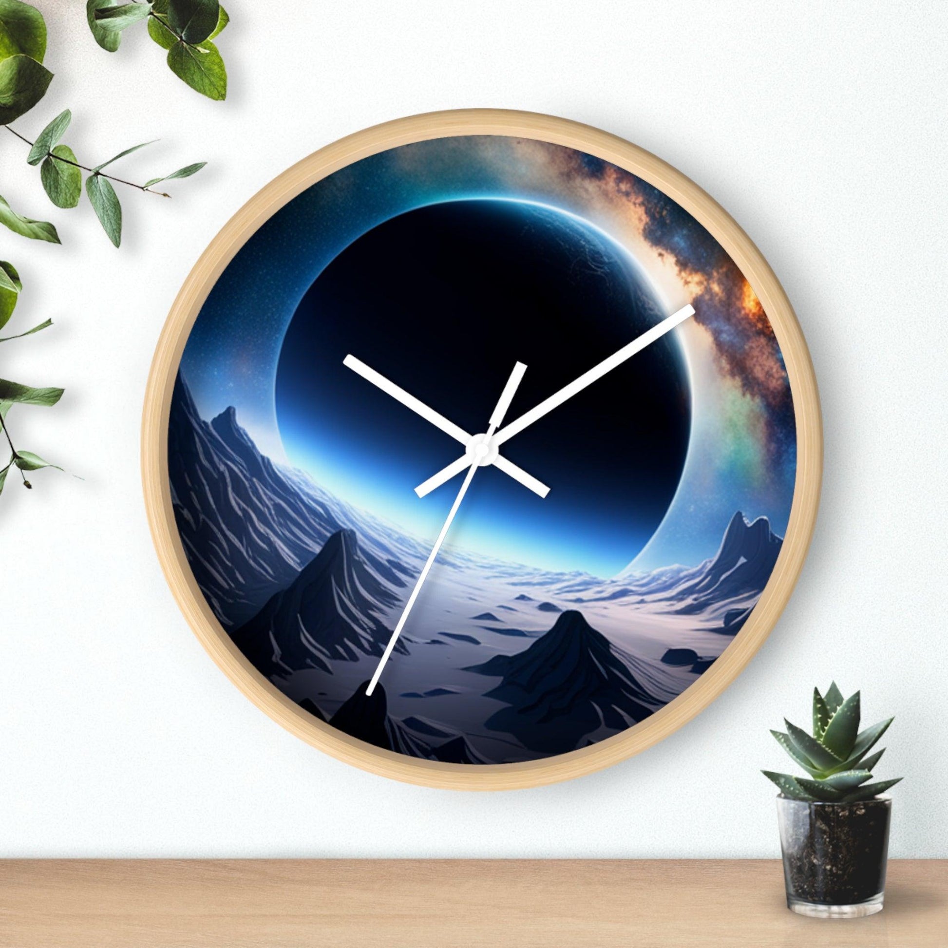 Eclipser Wall Clock - Lizard Vigilante