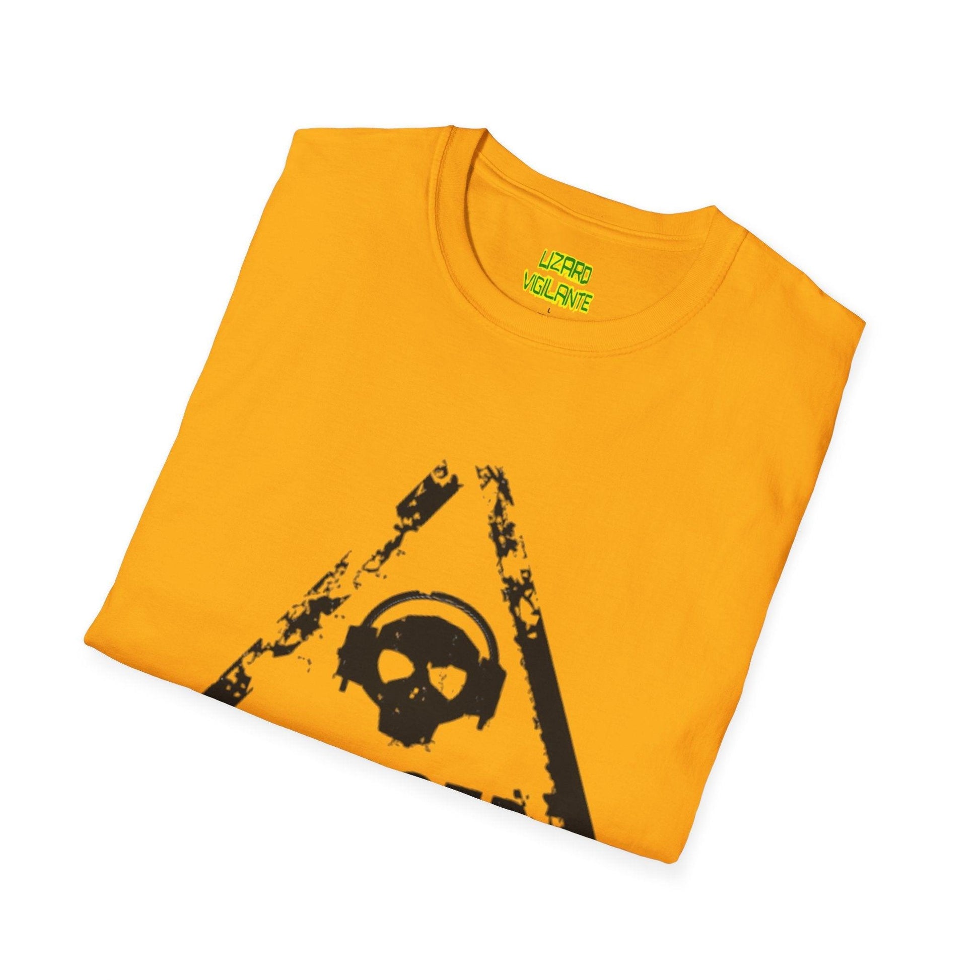 Danger Skull Unisex Softstyle T-Shirt - Lizard Vigilante