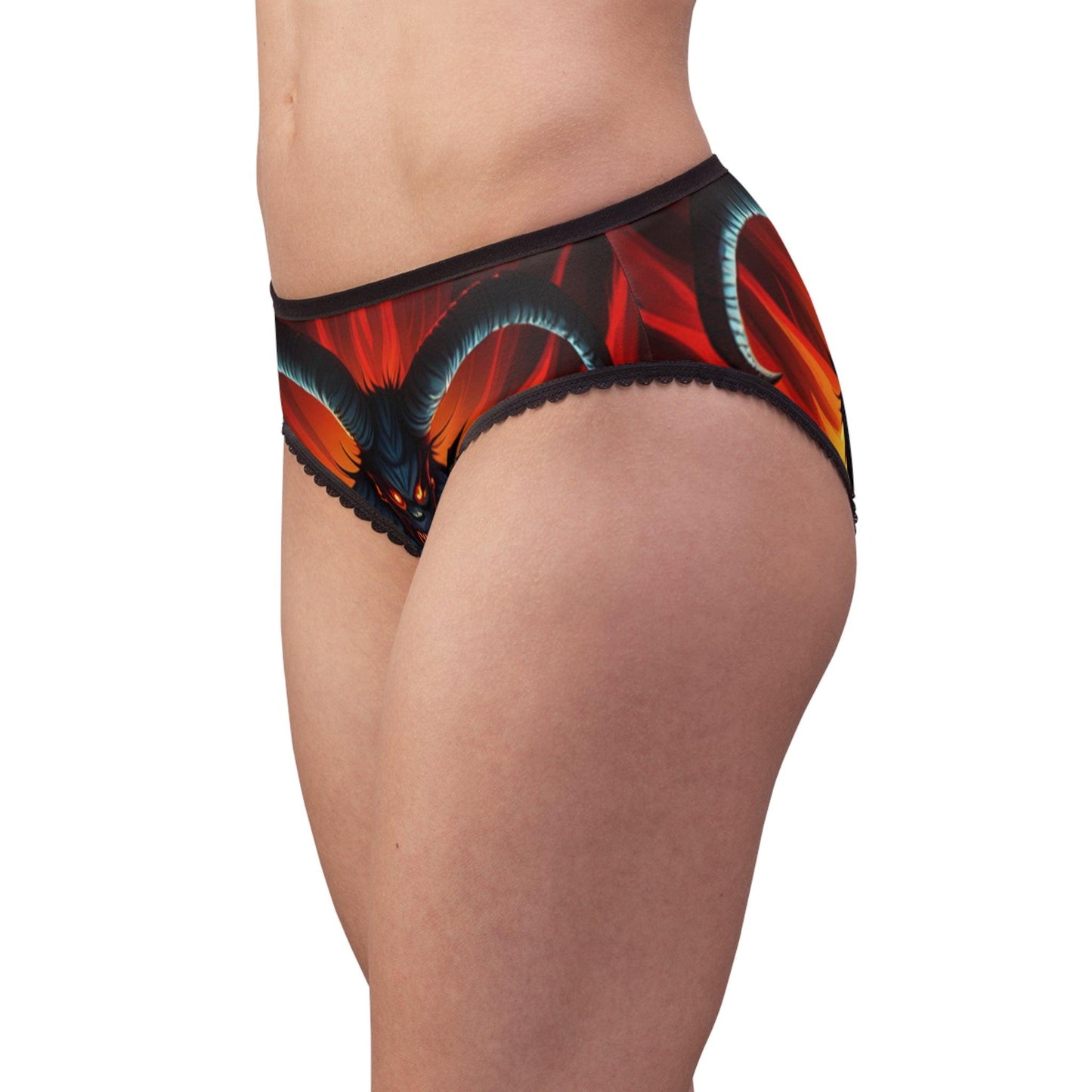 Horny Devil Women's Briefs - Lizard Vigilante