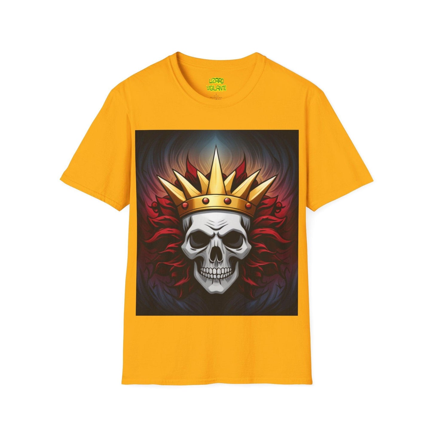 Skeleton King Unisex Softstyle T-Shirt - Lizard Vigilante