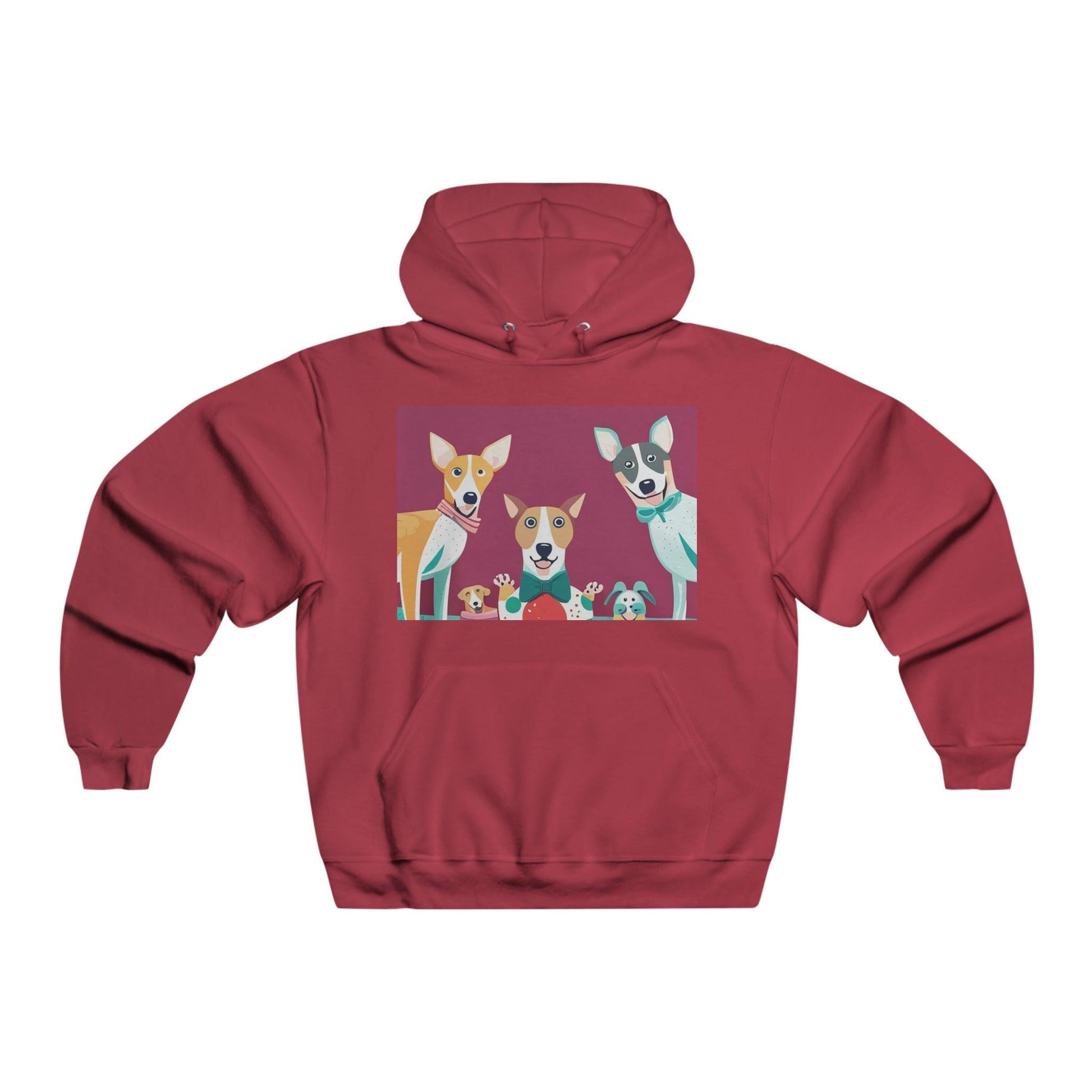 Illustrated by Doggie Men's NUBLEND® Hooded Sweatshirt - Lizard Vigilante