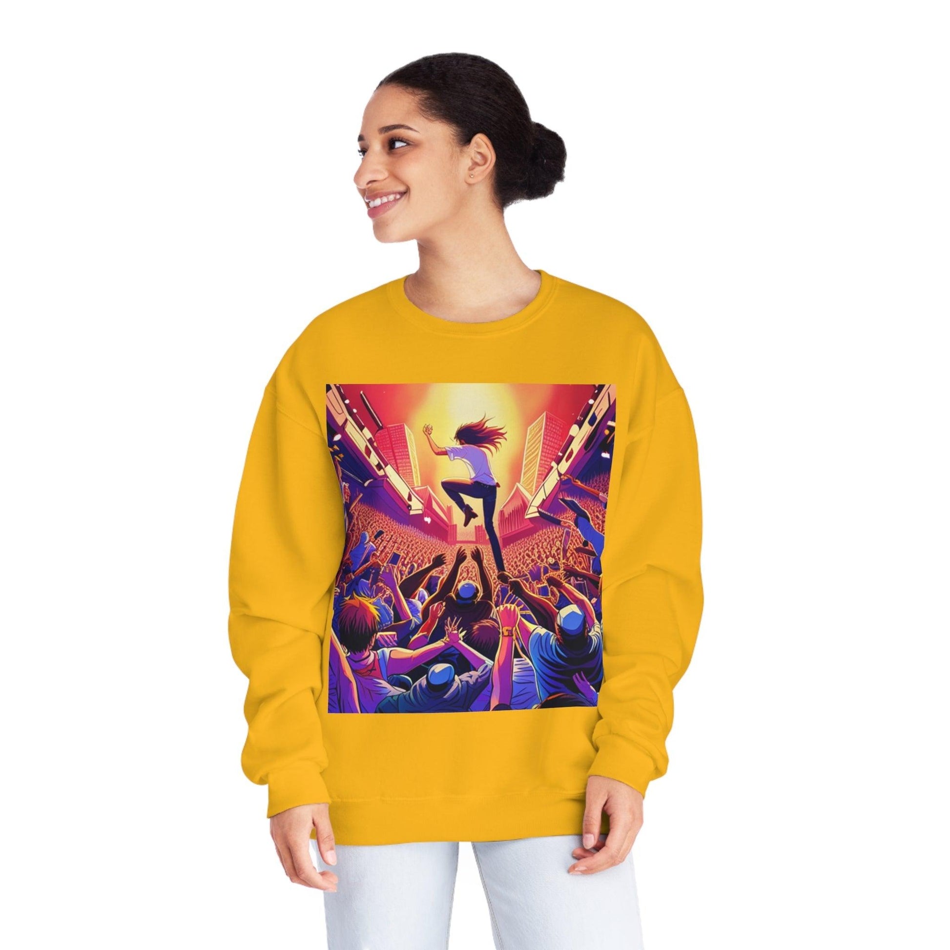 Metal Anime Unisex NuBlend® Crewneck Sweatshirt - Lizard Vigilante