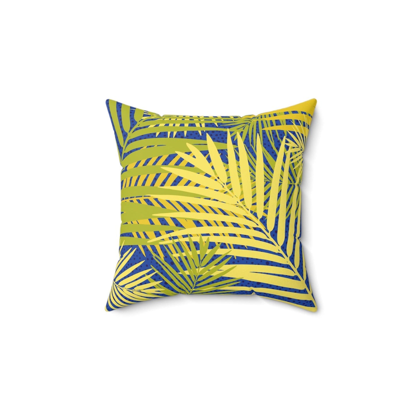 TropicSpun Polyester Square Pillow - Lizard Vigilante