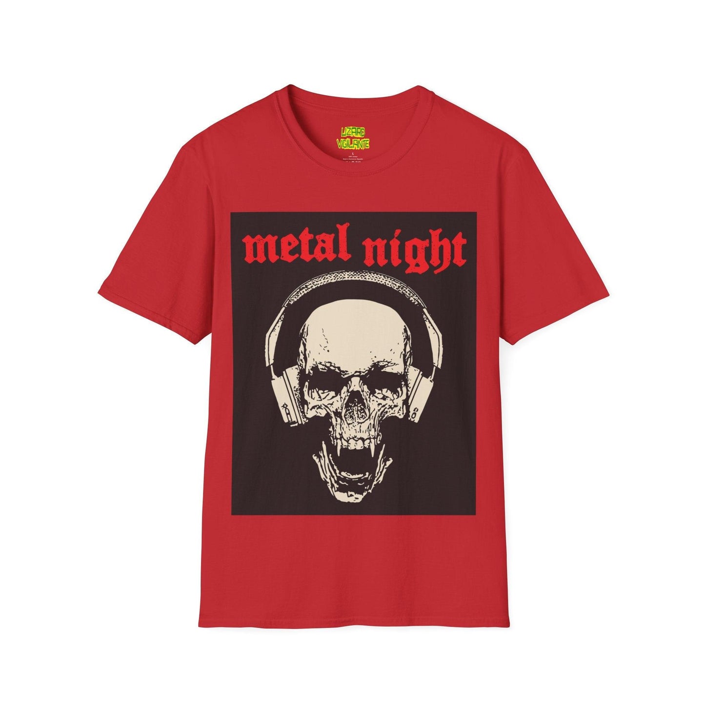 METAL NIGHT Unisex Softstyle T-Shirt - Lizard Vigilante