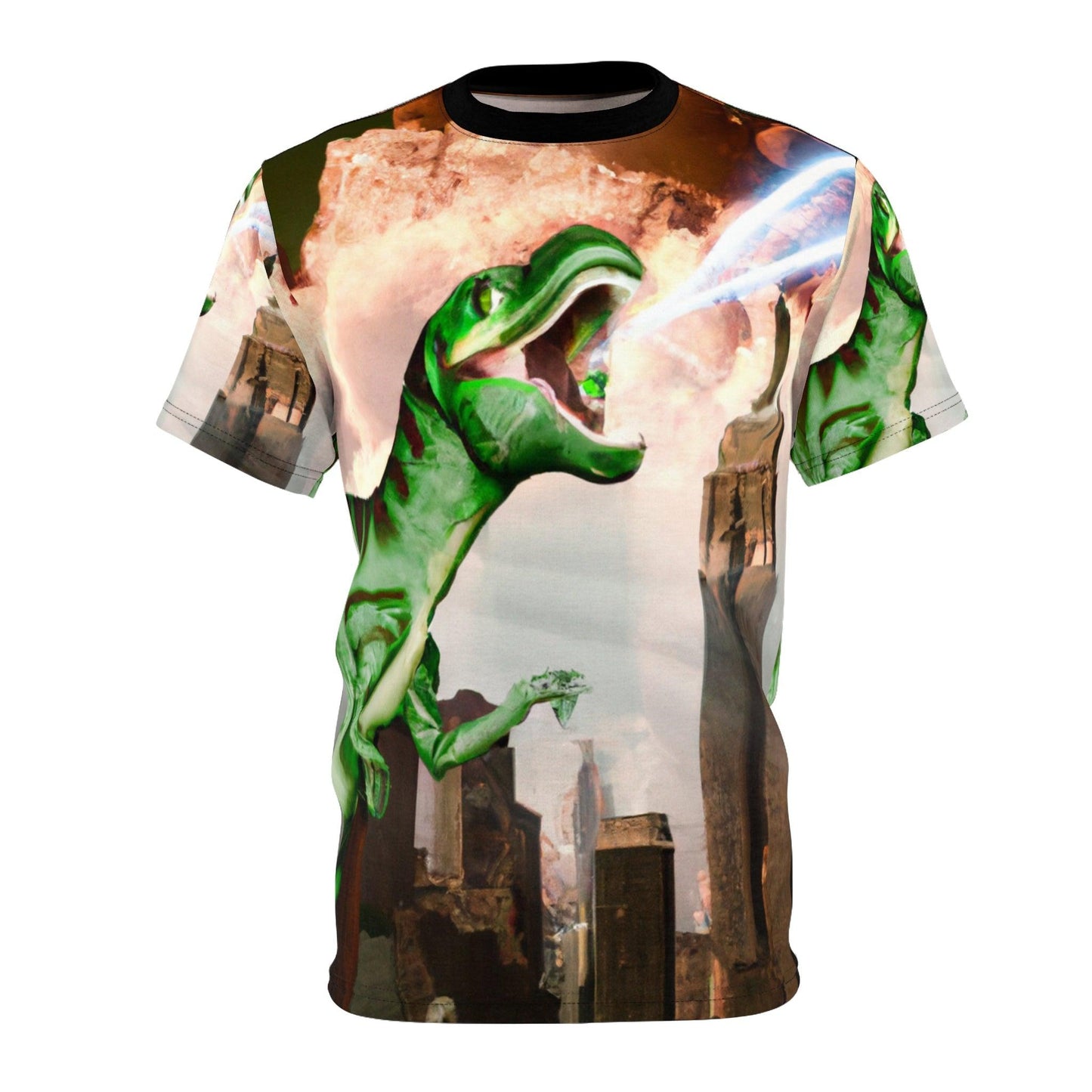 Empire Hate Unisex Cut & Sew Tee (AOP) - Lizard Vigilante