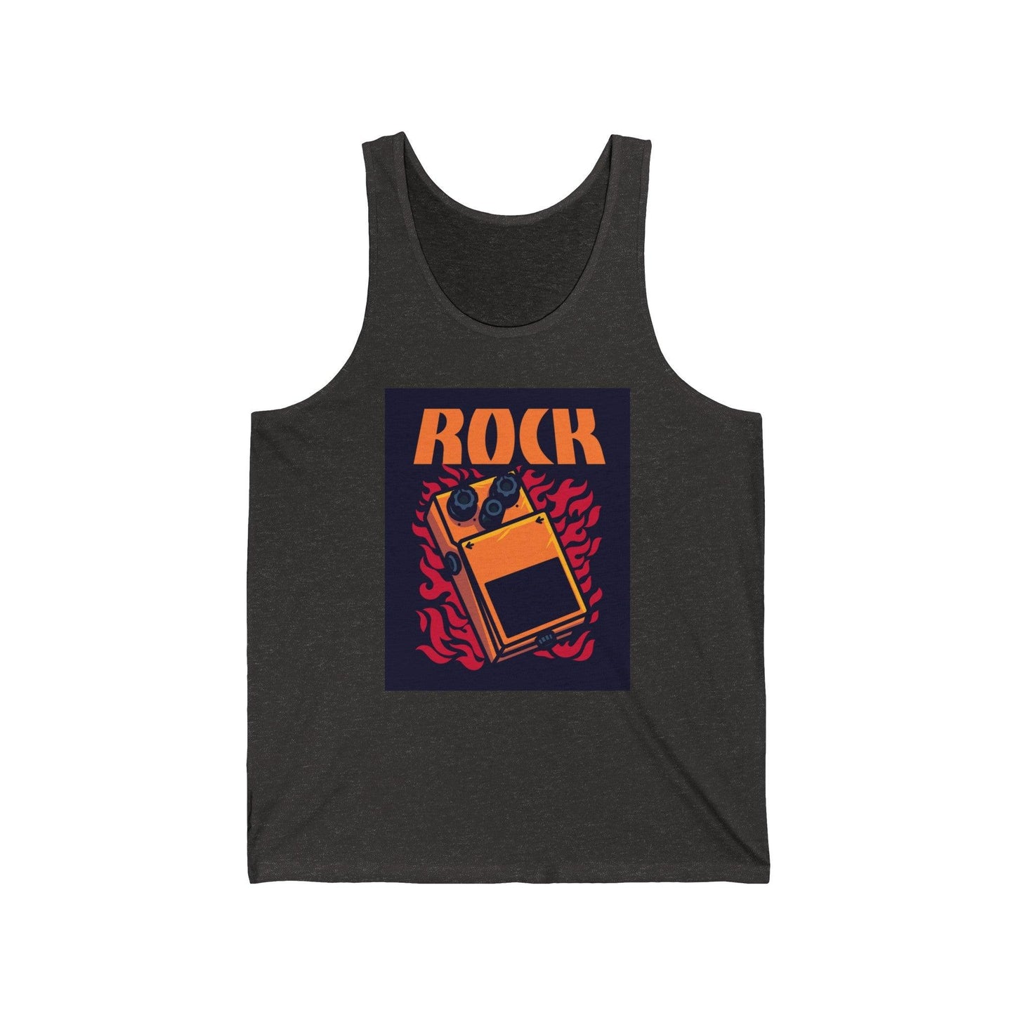 Rock Pedal Unisex Jersey Tank - Lizard Vigilante