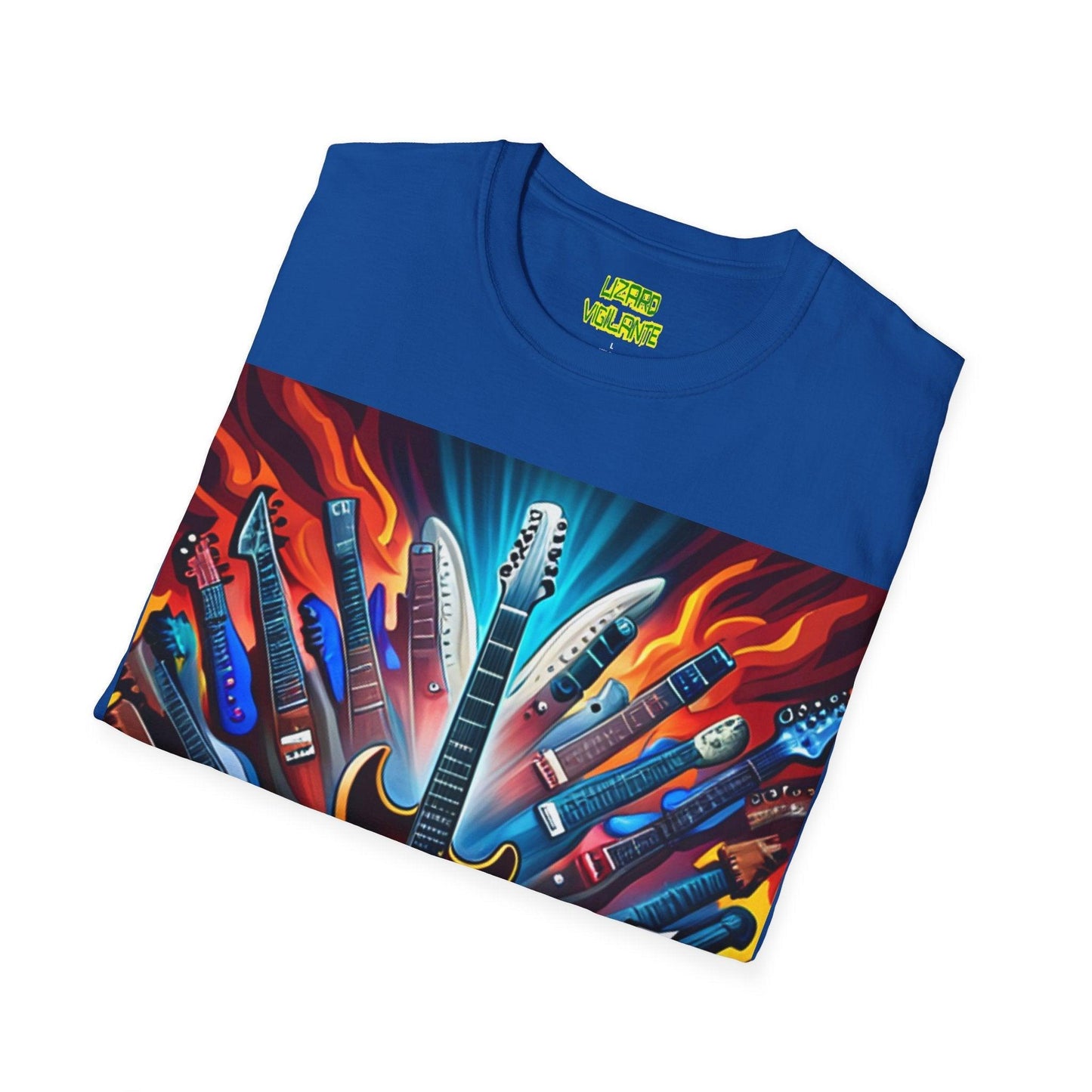 Electric Heroes Unisex Softstyle T-Shirt - Lizard Vigilante