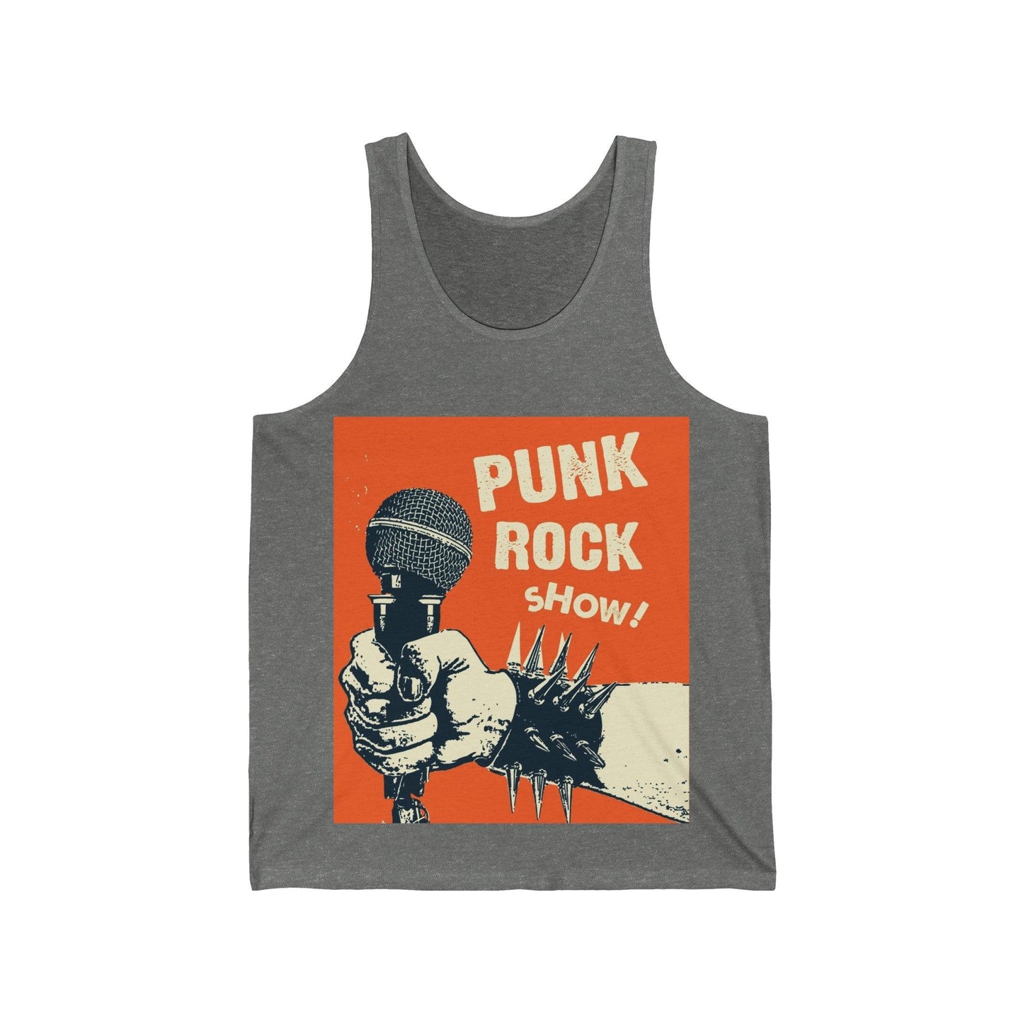 Punk Rock Show Unisex Jersey Tank - Lizard Vigilante