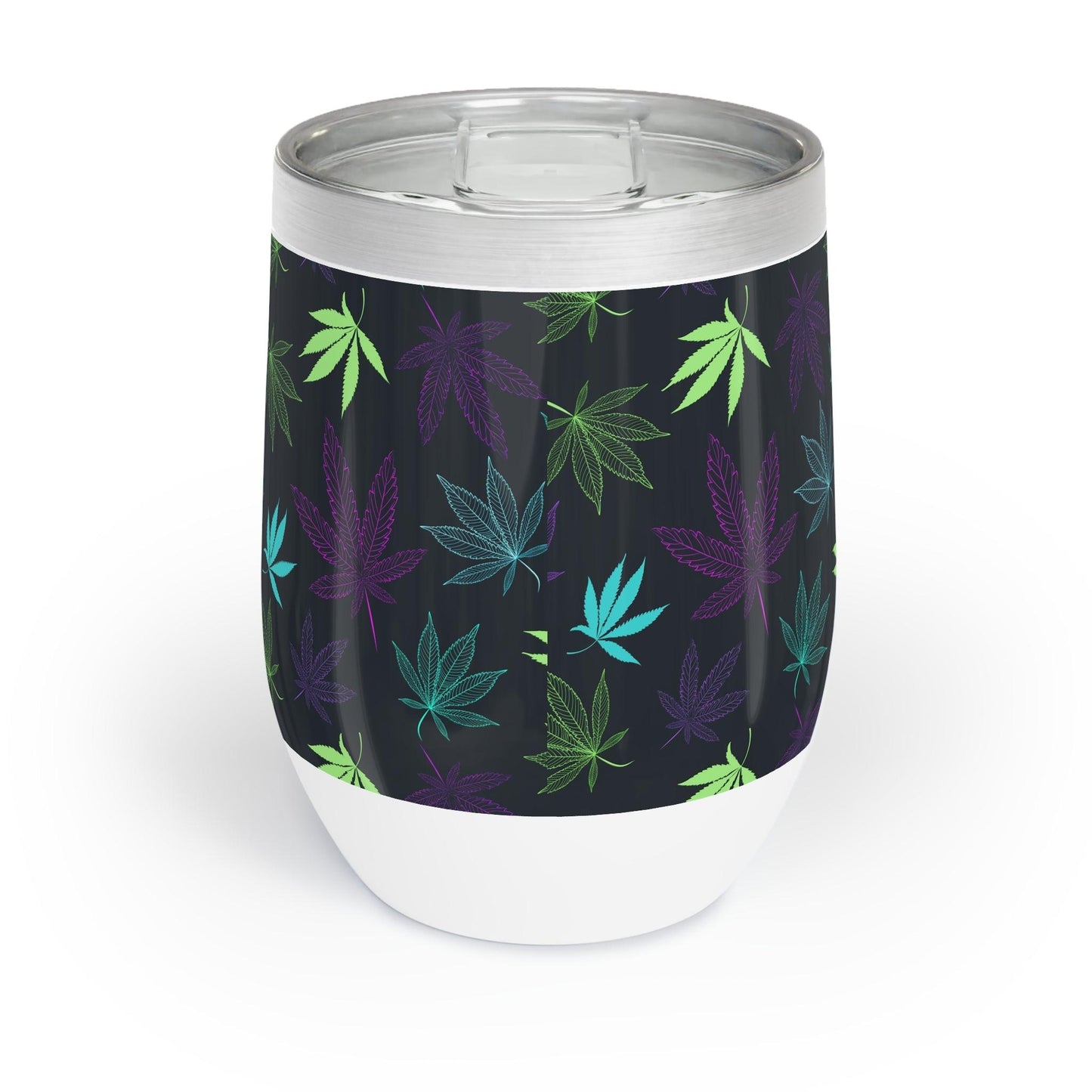 Weed Chill Wine Tumbler - Lizard Vigilante