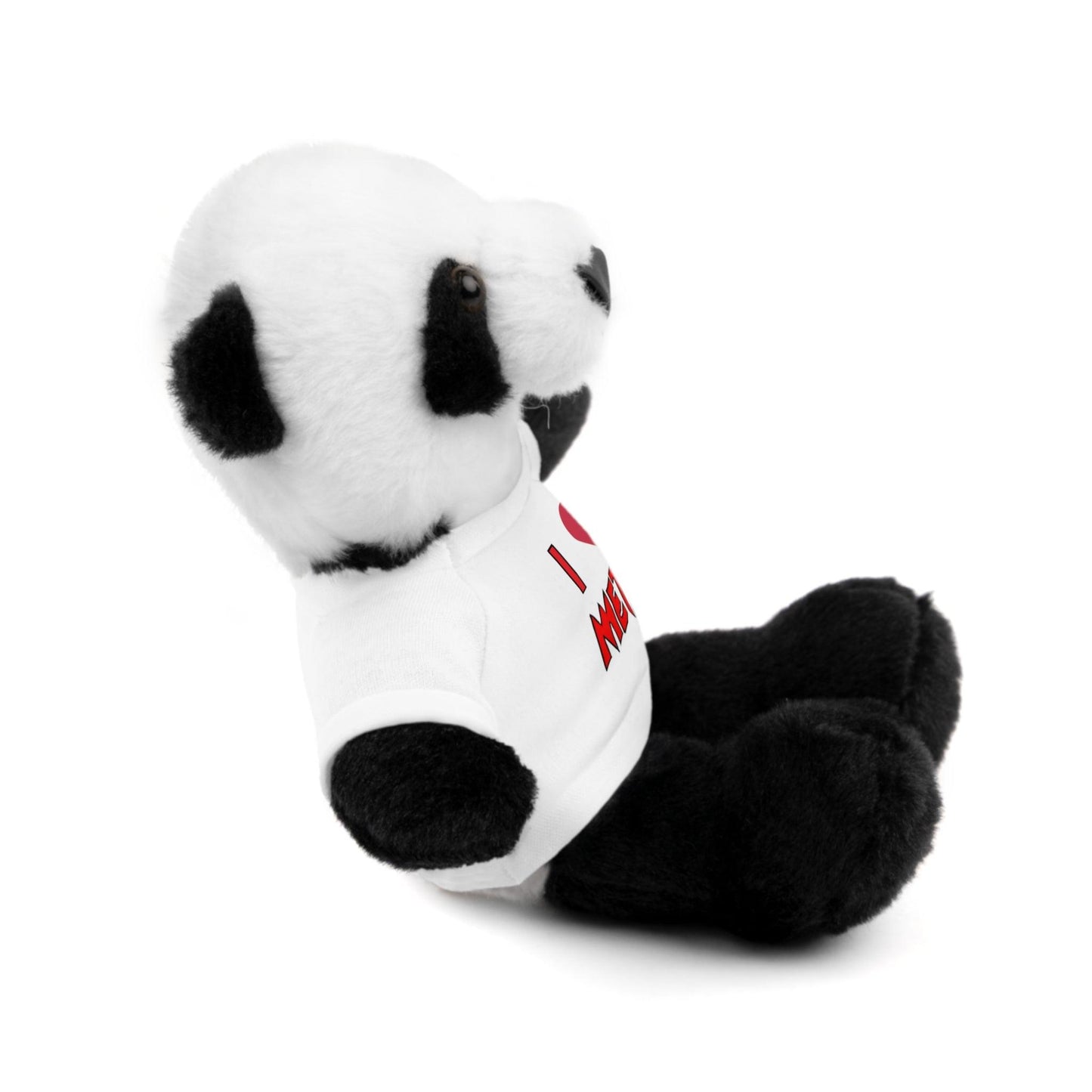 I Heart METAL Stuffed Animals with Tee Valentine’s Day Teddy Bear - Lizard Vigilante