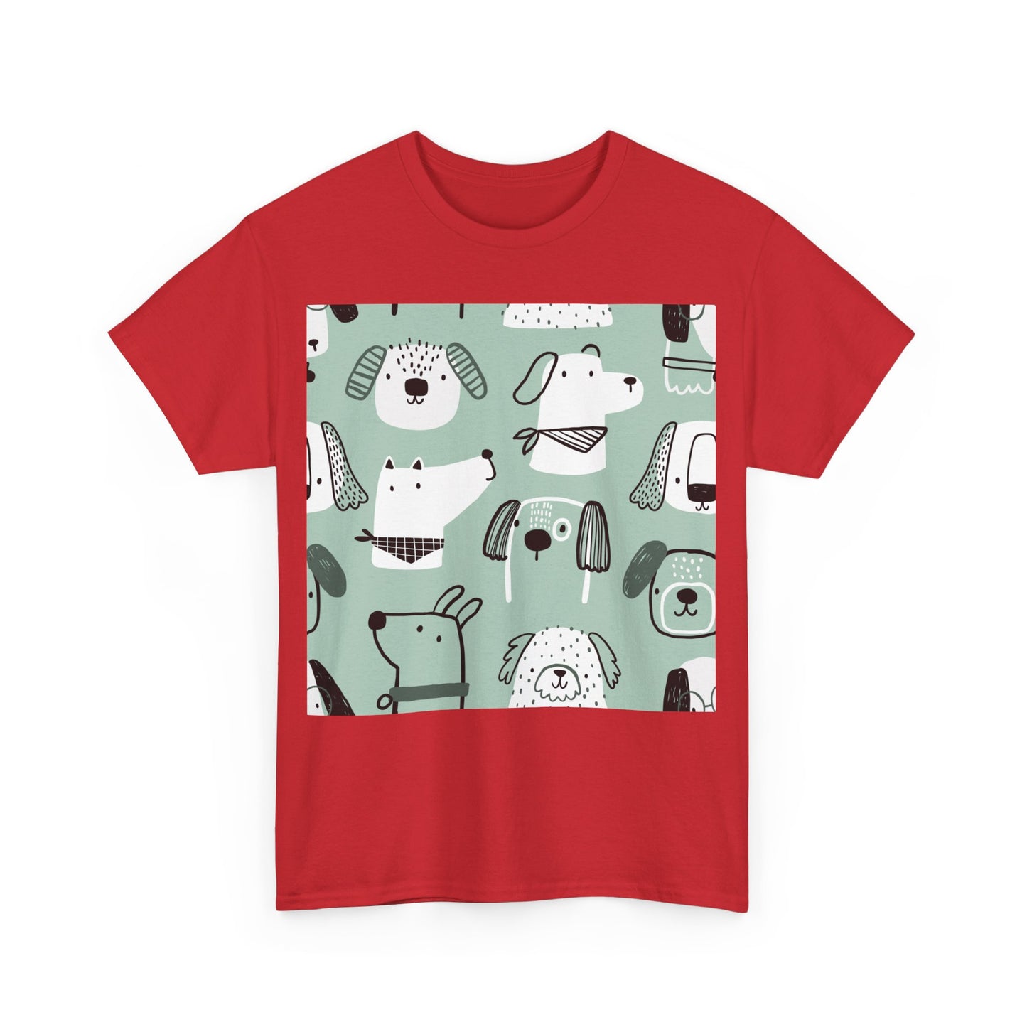 Illustrated Doggers Unisex Heavy Cotton Tee - Premium T-Shirt from Printify - Just $23.99! Shop now at Lizard Vigilante