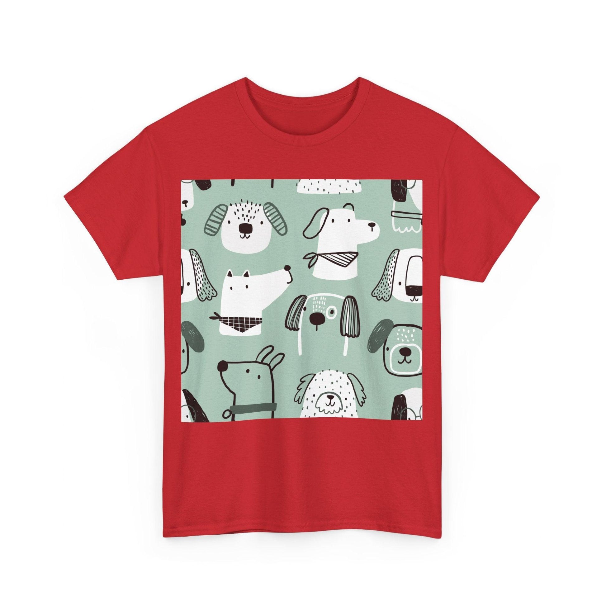 Illustrated Doggers Unisex Heavy Cotton Tee - Premium T-Shirt from Printify - Just $23.99! Shop now at Lizard Vigilante