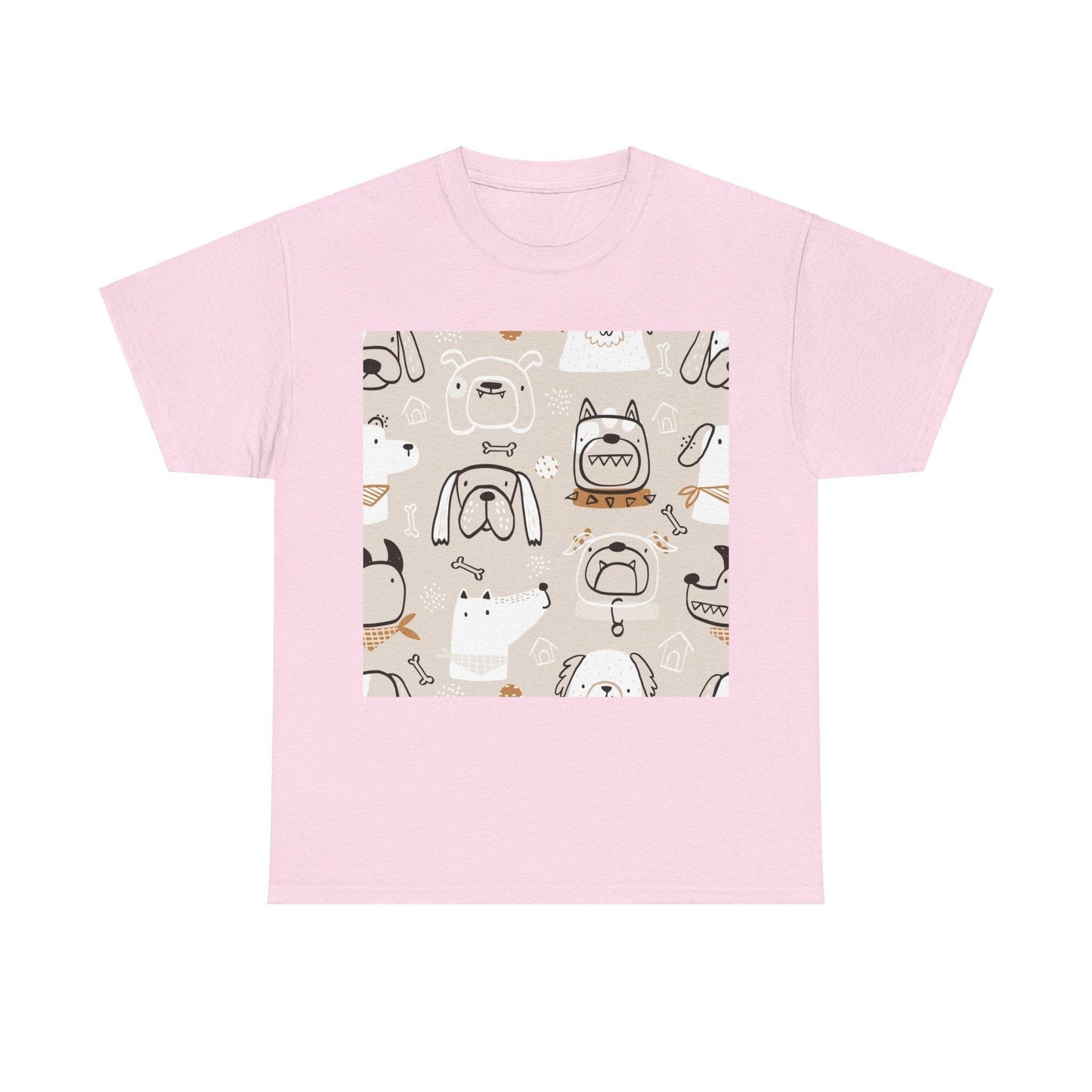 Illustrated Doggers 2 Unisex Heavy Cotton Tee - Premium T-Shirt from Printify - Just $24.20! Shop now at Lizard Vigilante