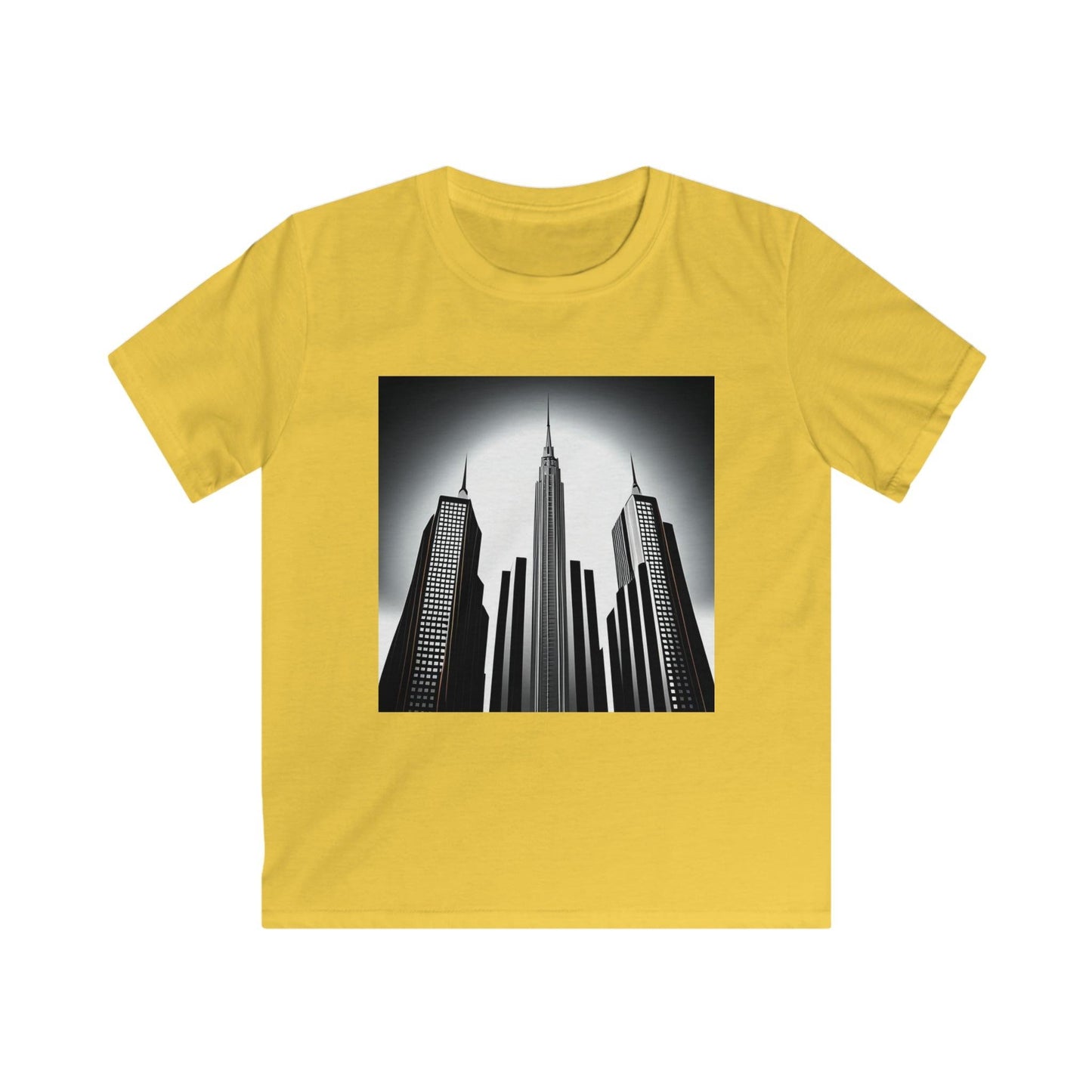 The Three Tallest Buildings Kids Softstyle Tee - Lizard Vigilante