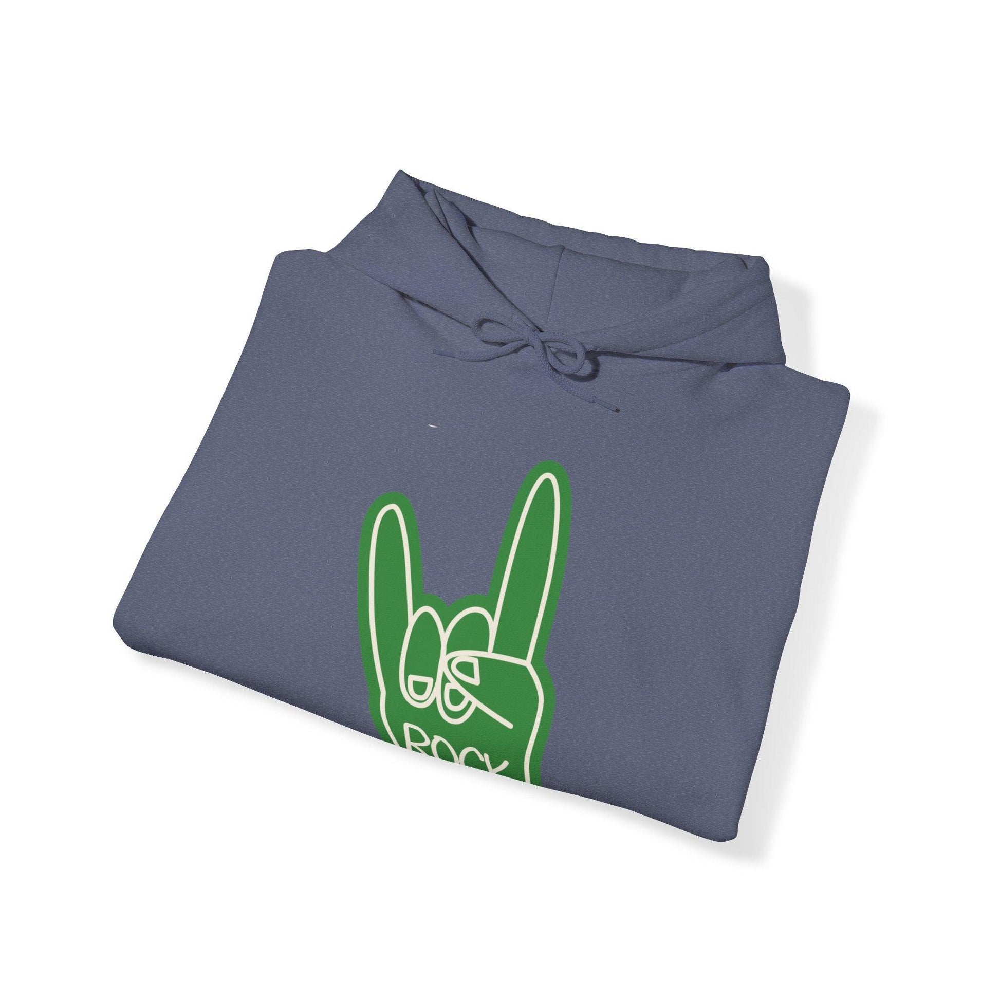 Rock Hand Sign Unisex Heavy Blend™ Hooded Sweatshirt - Lizard Vigilante