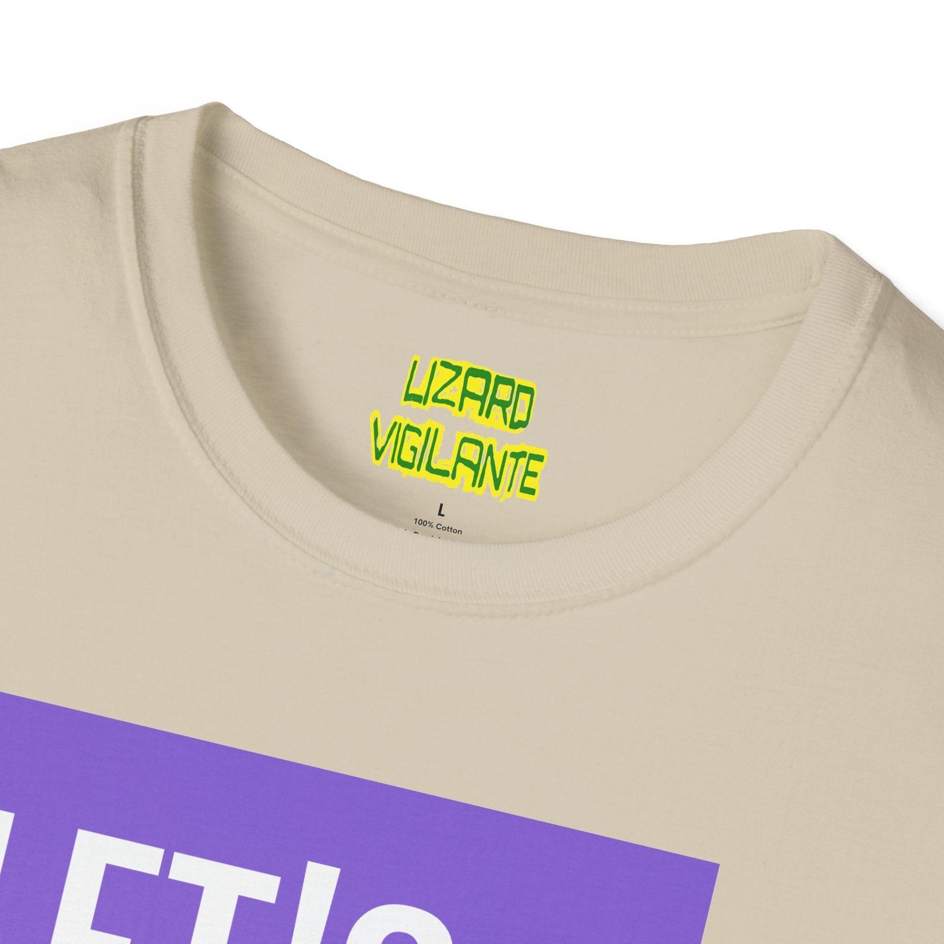 LET'S TOKE! With GreenLeaf Silo Unisex Softstyle T-Shirt / Weed Band Tee - Lizard Vigilante