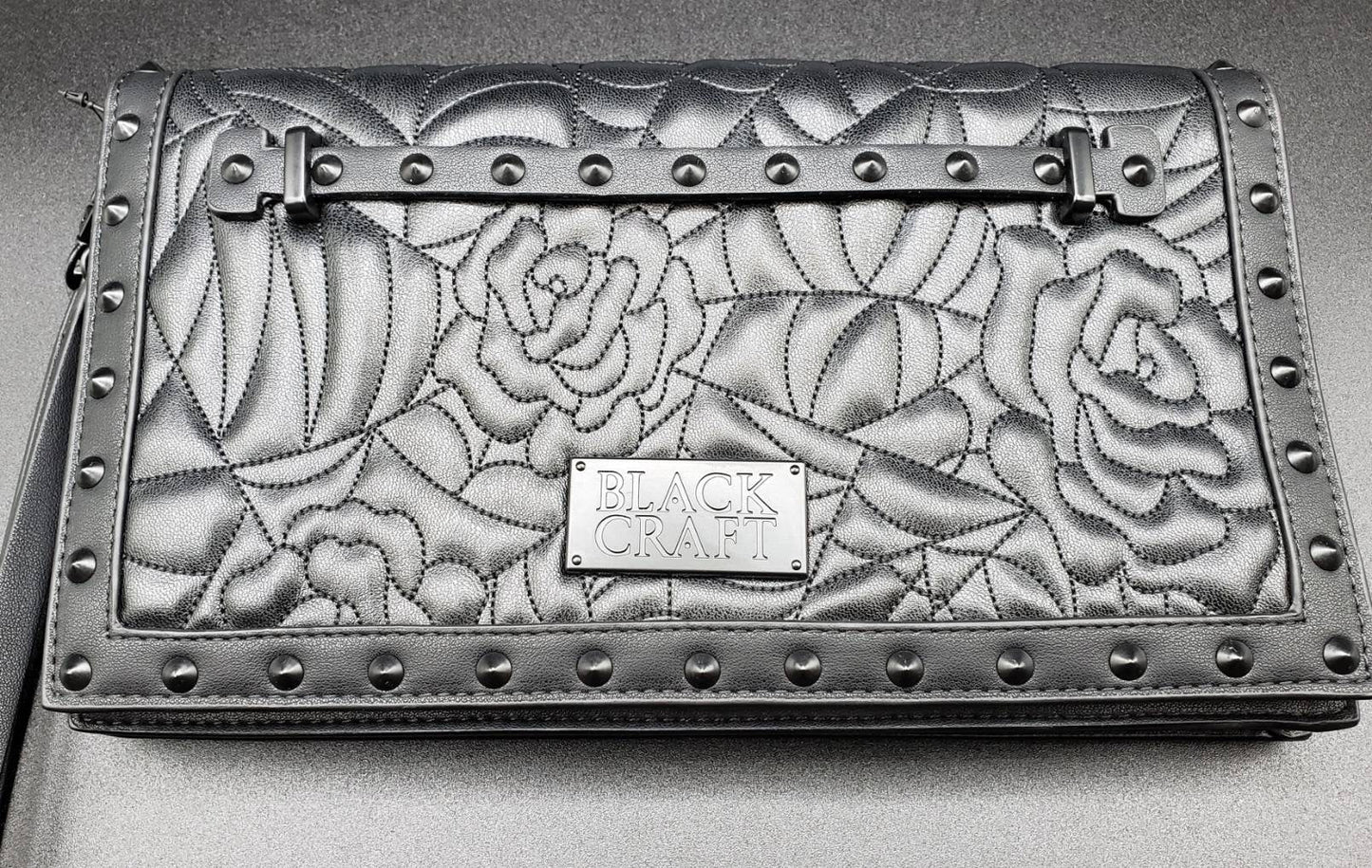 BlackCraft Cult Charlotte Spider Web Quilt Clutch