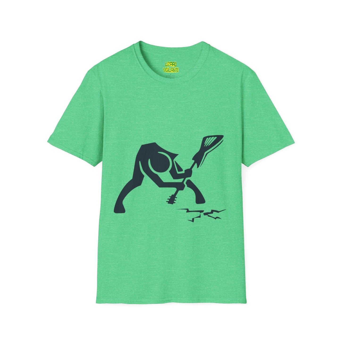 Guitar Smash Unisex Softstyle T-Shirt - Lizard Vigilante