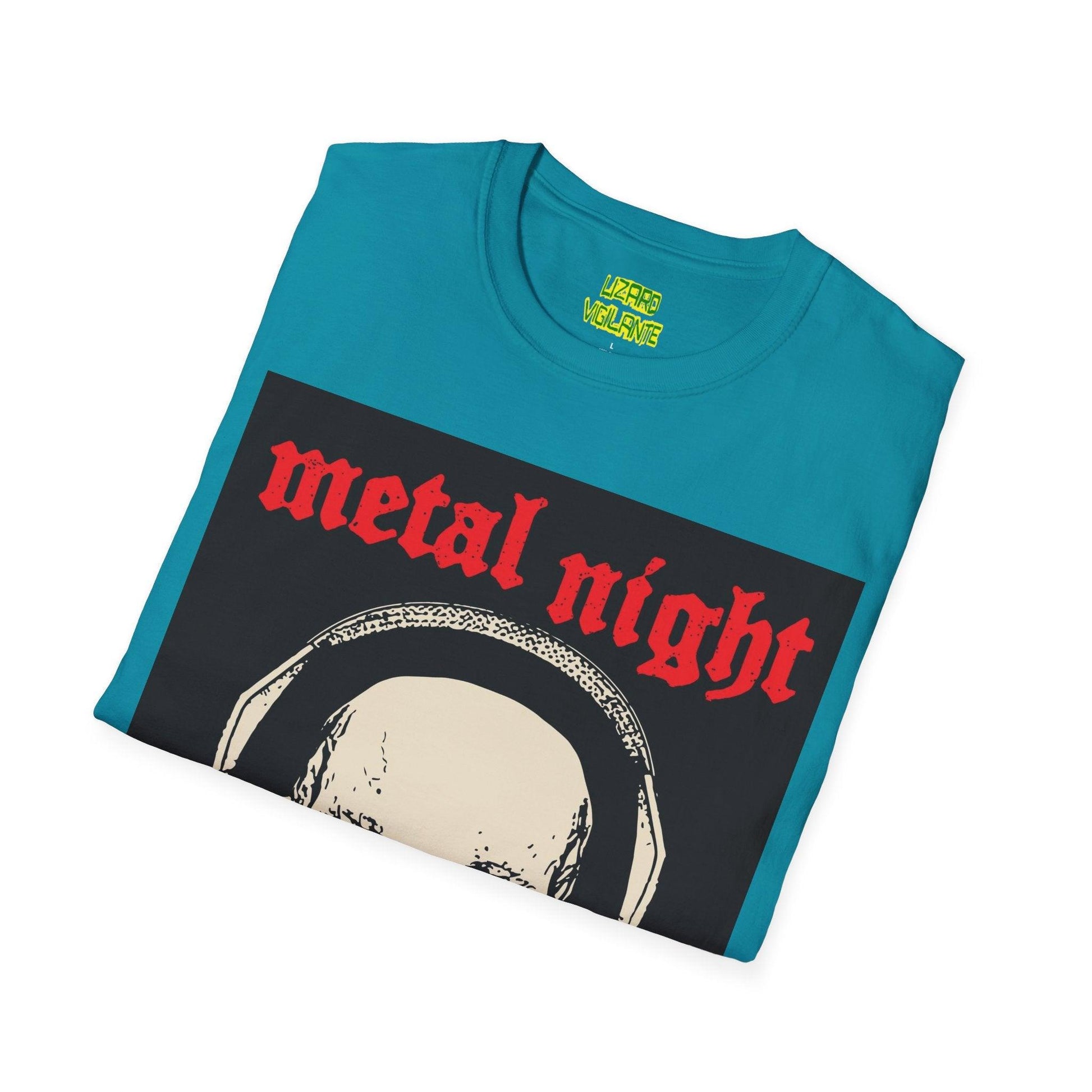 METAL NIGHT Unisex Softstyle T-Shirt - Lizard Vigilante